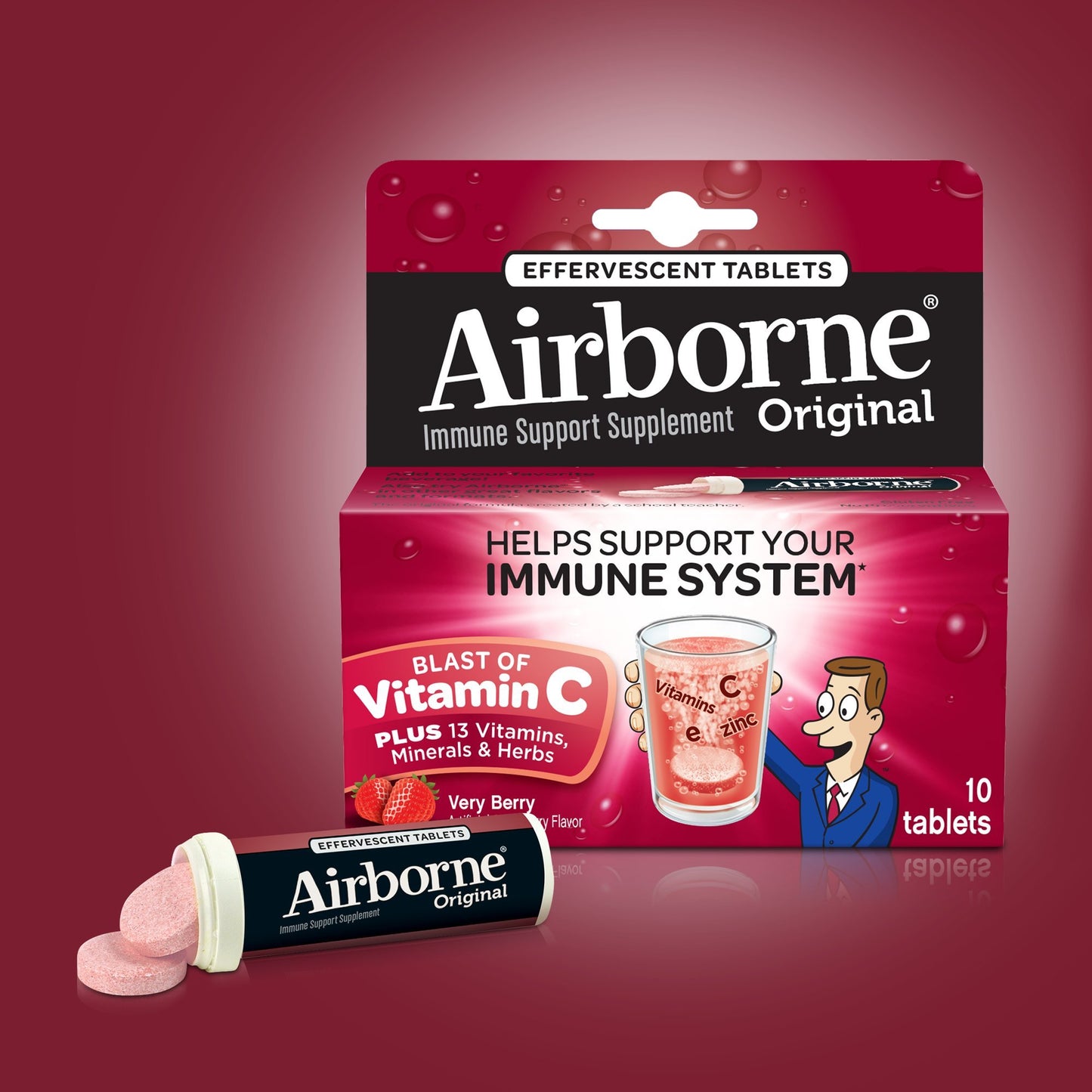 Airborne Immune Support Supplement Tablet 10