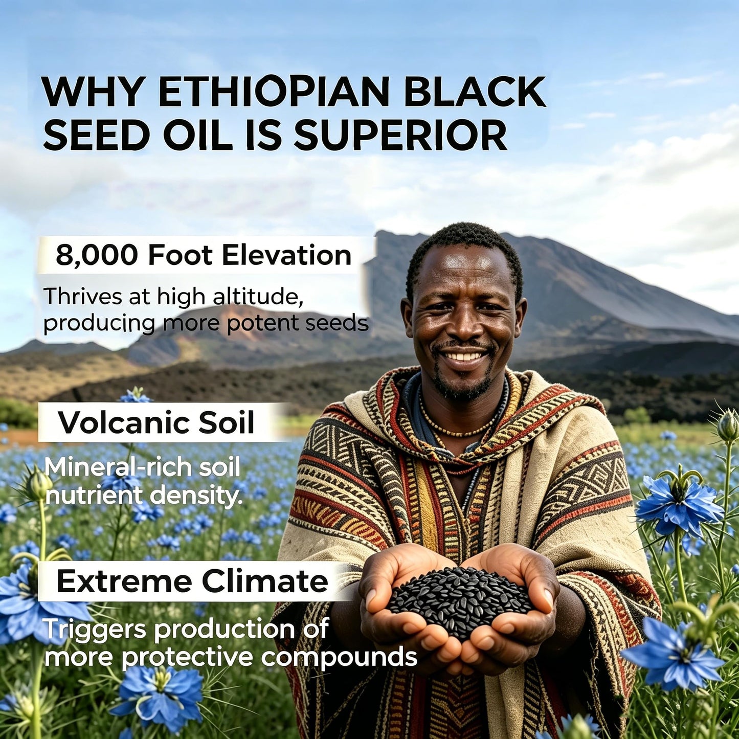 FW ZONE Ethiopian Black Seed Oil Softgels, 60 Count