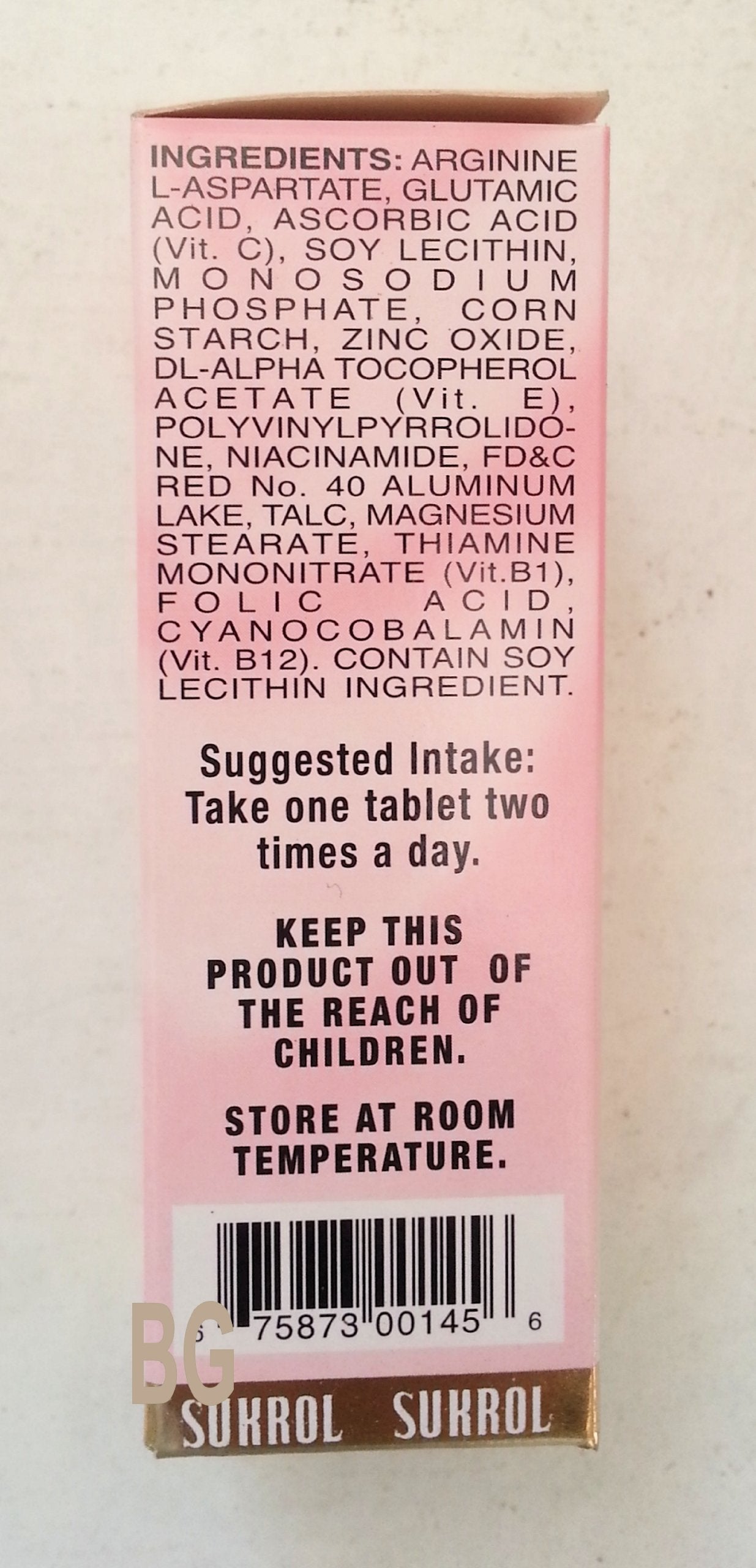 Sukrol Vigor Mujer Dietary Supplement With Vitamin E 30 Tablets