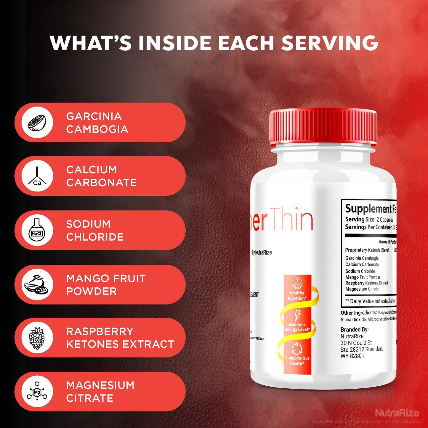 NutraRize SuperThin Pro 120 Capsules