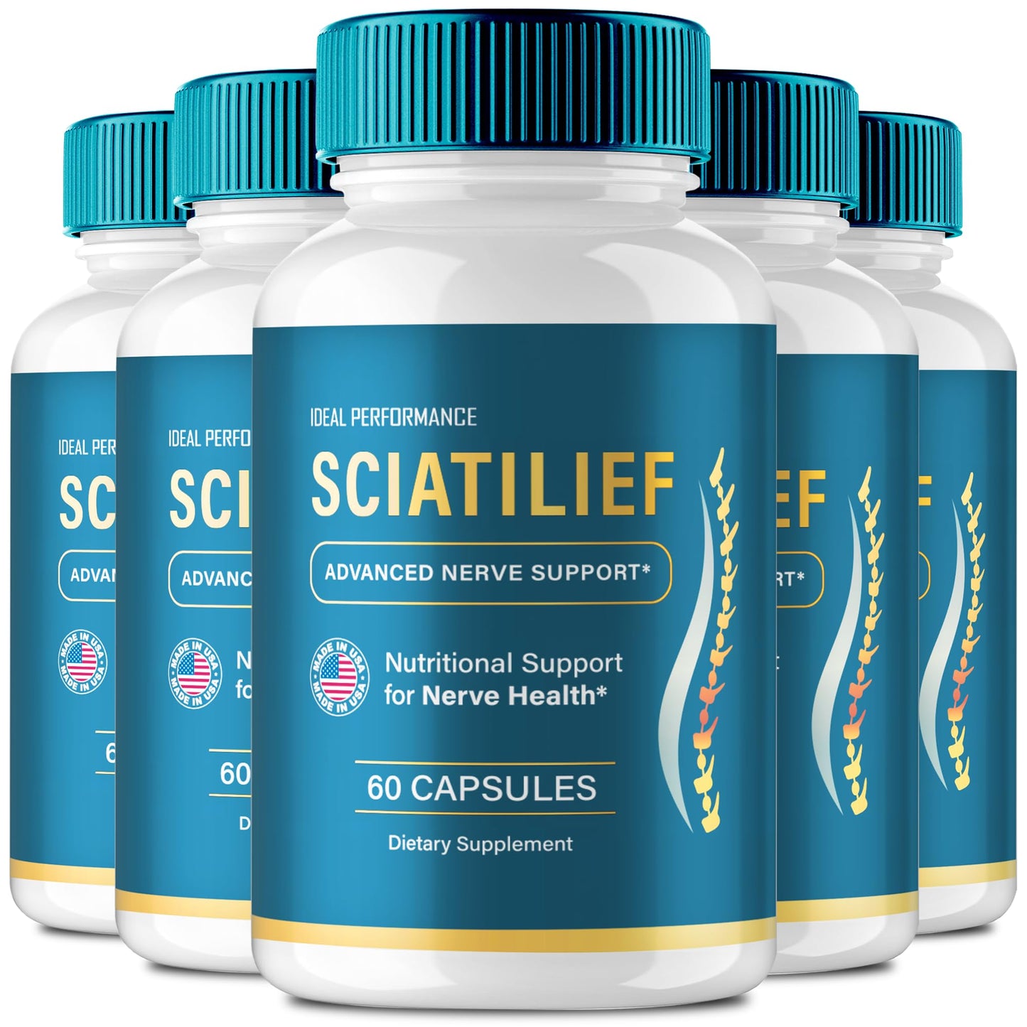 IDEAL PERFORMANCE Sciatilief Advanced Blood Formula Capsules 300 Capsules