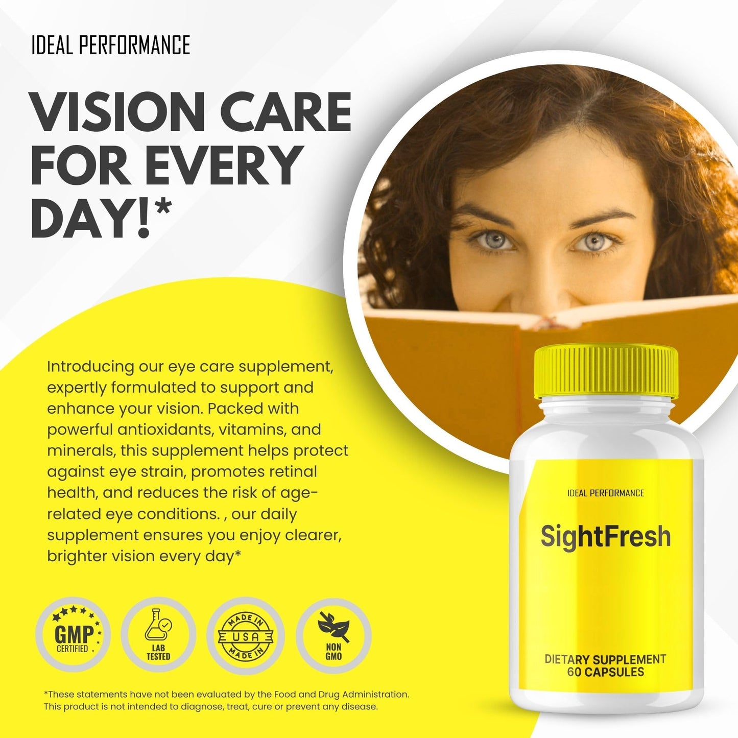 IDEAL PERFORMANCE Sight Fresh Eye Health Supplements Capsule 300