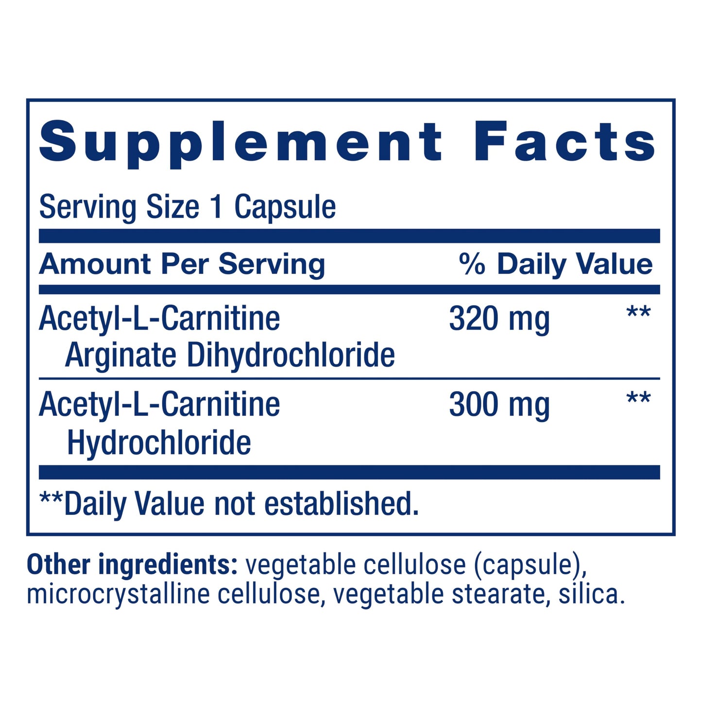 Life Extension Acetyl-L-Carnitine Arginate 90 Capsules