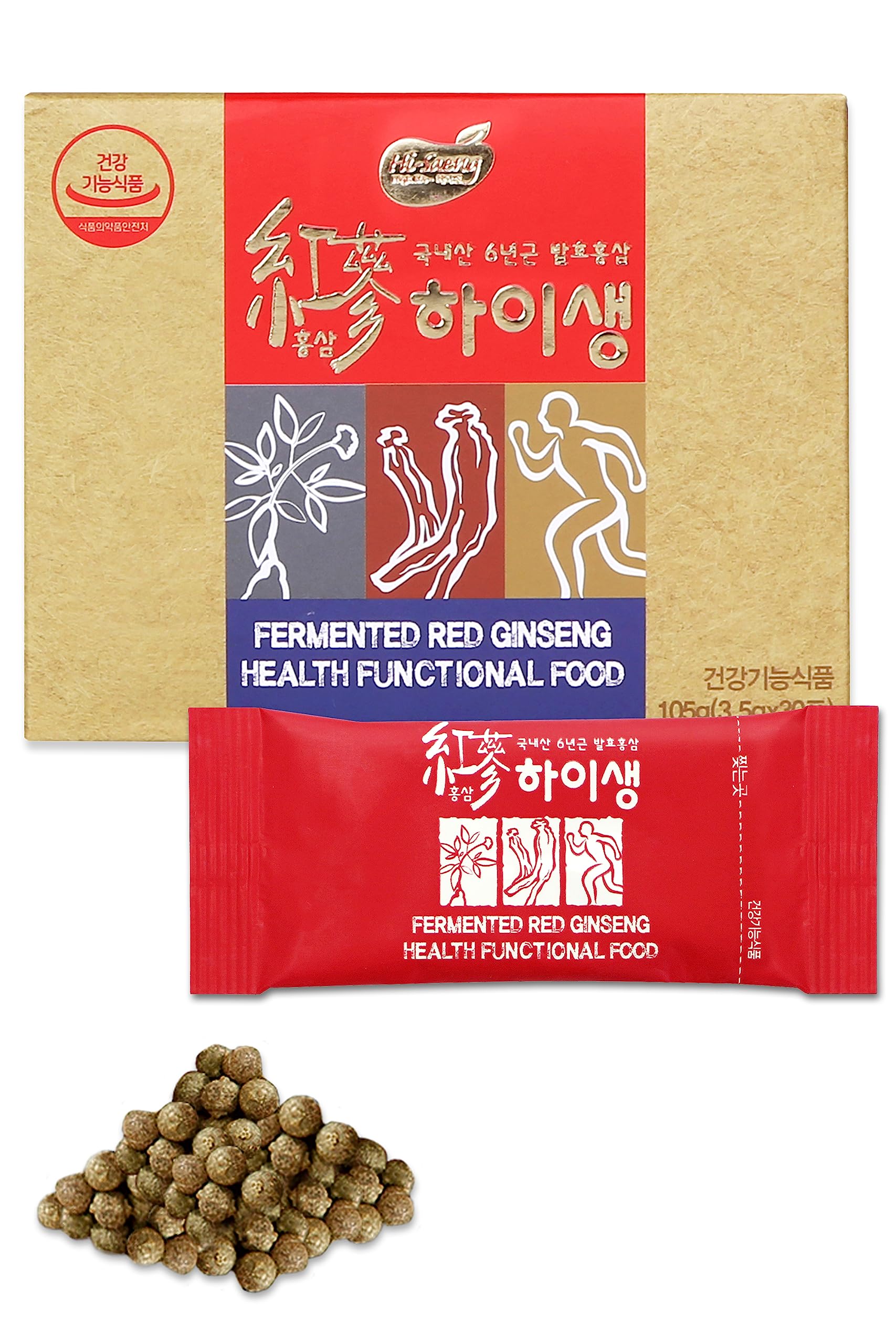 HISAENG Red Ginseng Fermented Enzymes 30 Tablets