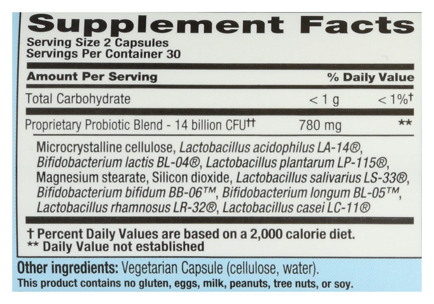 Nutrition Now PB8 Acidophilus Tablets 60 Count