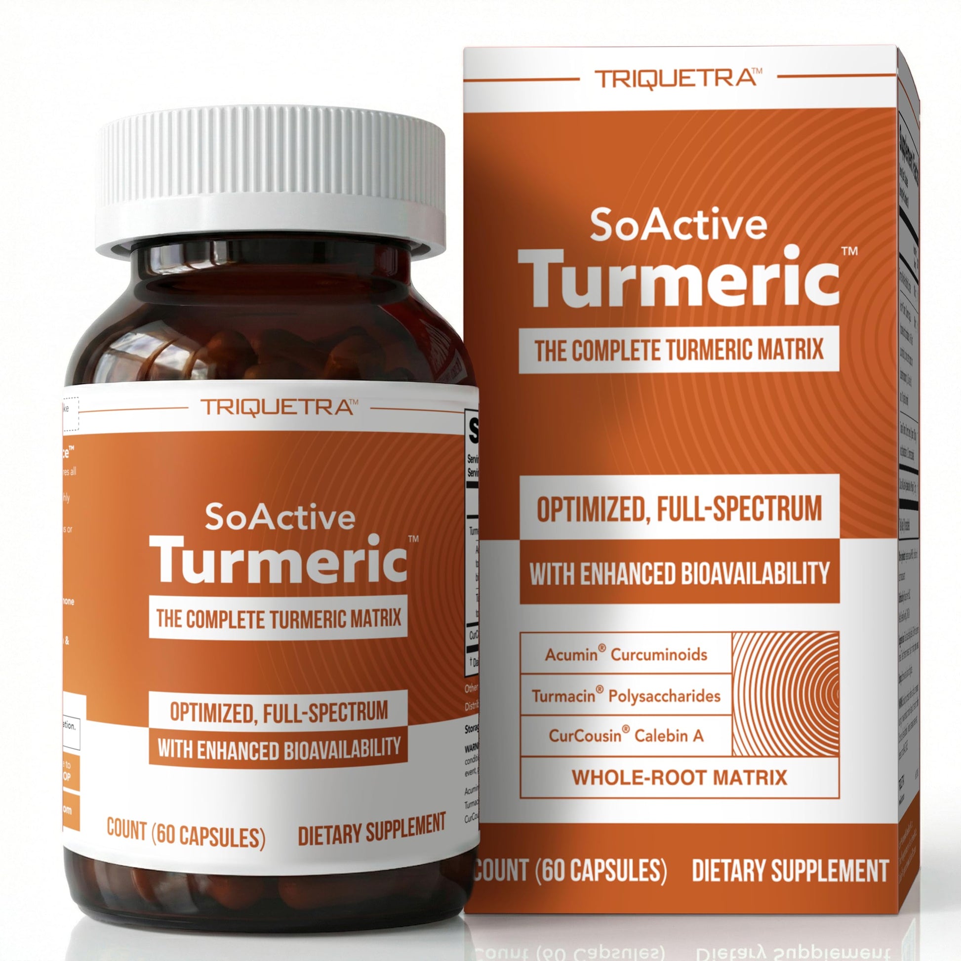 Triquetra Health SoActive Turmeric - Whole Root Matrix 60 Capsules