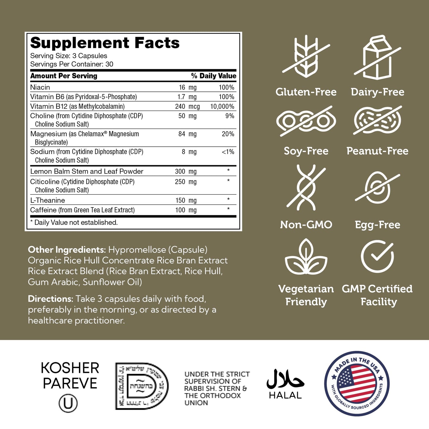 Zahler TeenFocus 90 Capsules