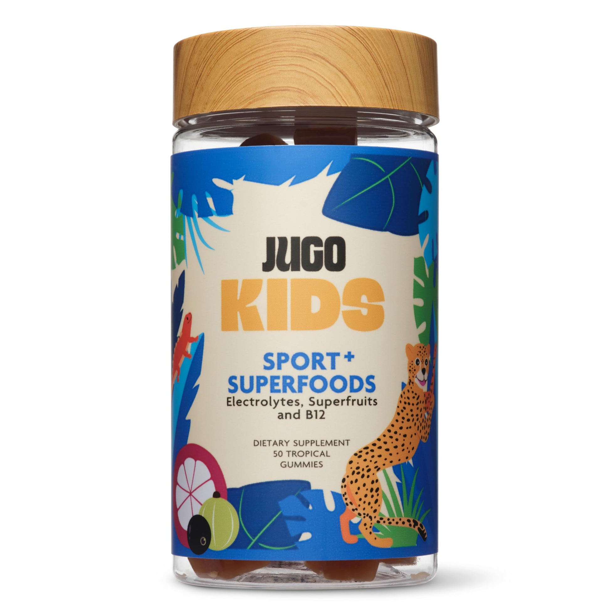 JUGO LLC Kids Sport + SUPERFOODS Electrolyte Gummies, 50 Count