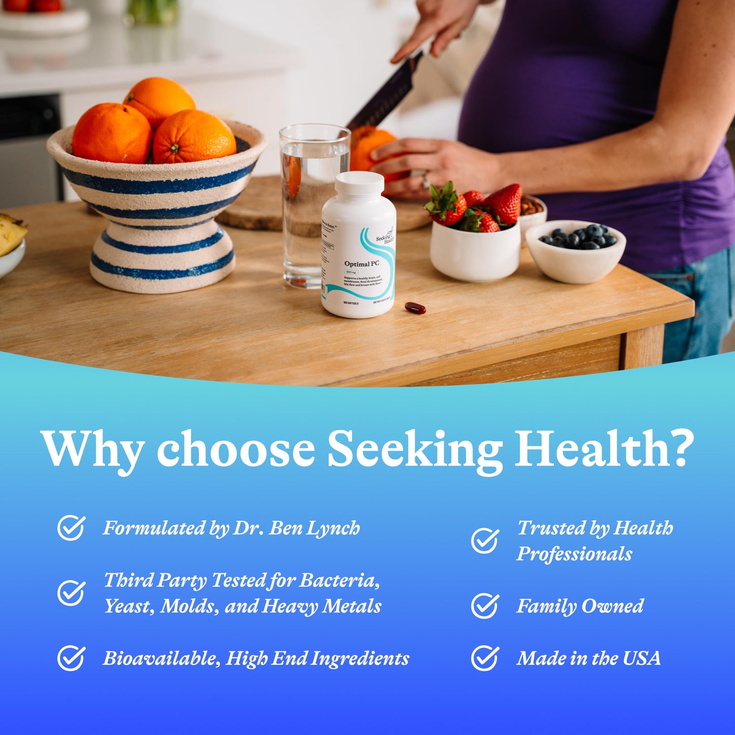 Seeking Health Optimal PC Softgels 90 Count
