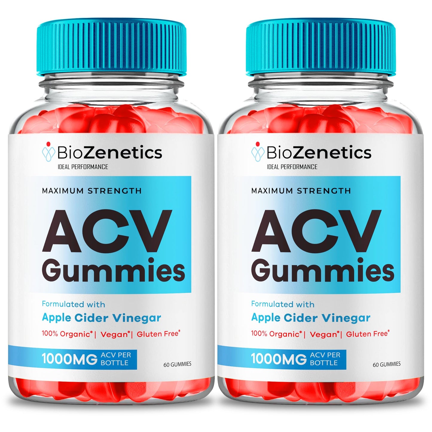 IDEAL PERFORMANCE BioZenetics Keto + ACV Gummies, 120 Gummies