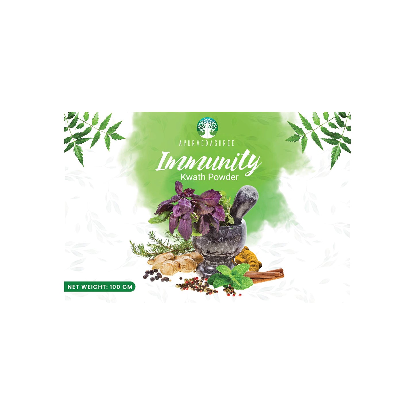 AYURVEDASHREE Immunity Kwath Powder 3.53 oz