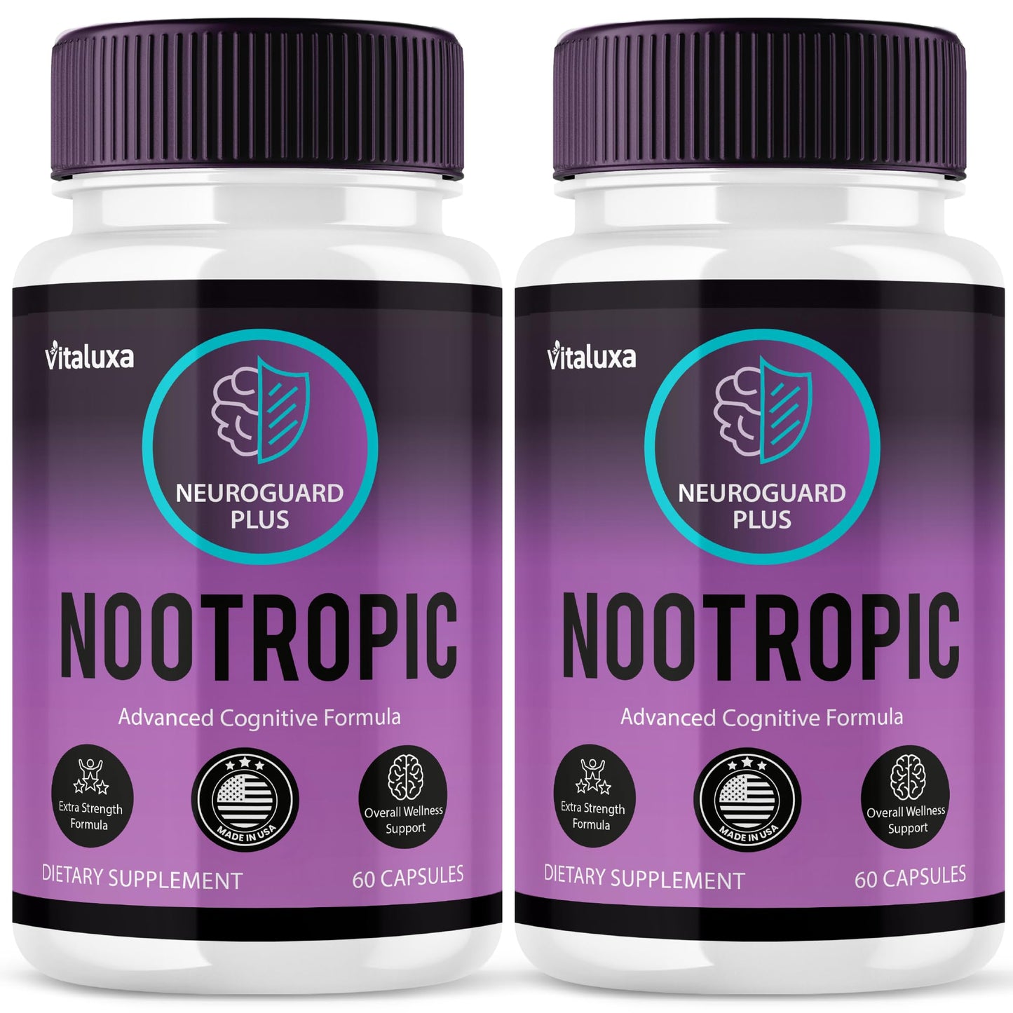 Vitaluxa Neuro Guard Brain Supplement Capsules 120