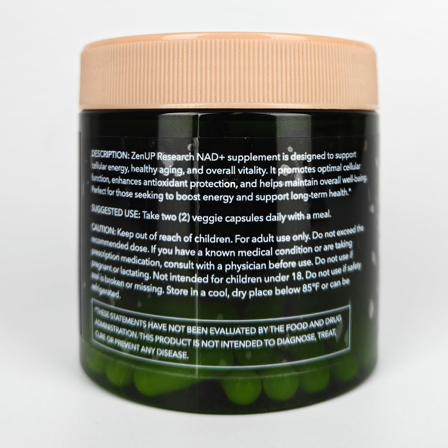 ZenUP NAD+ Supplement Capsule, 120 Capsules