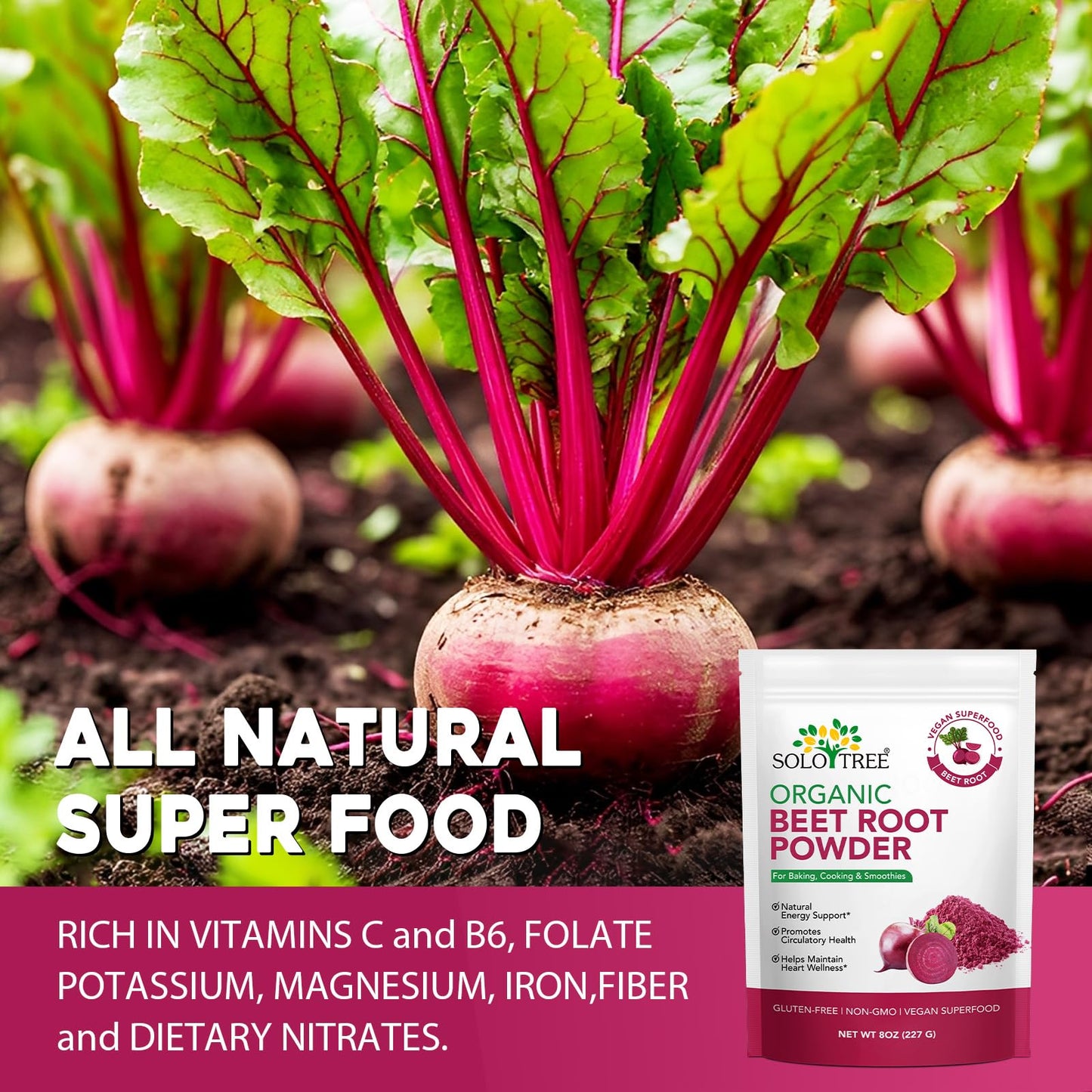 WLCTJIAYOU Organic Beet Root Powder 8 oz