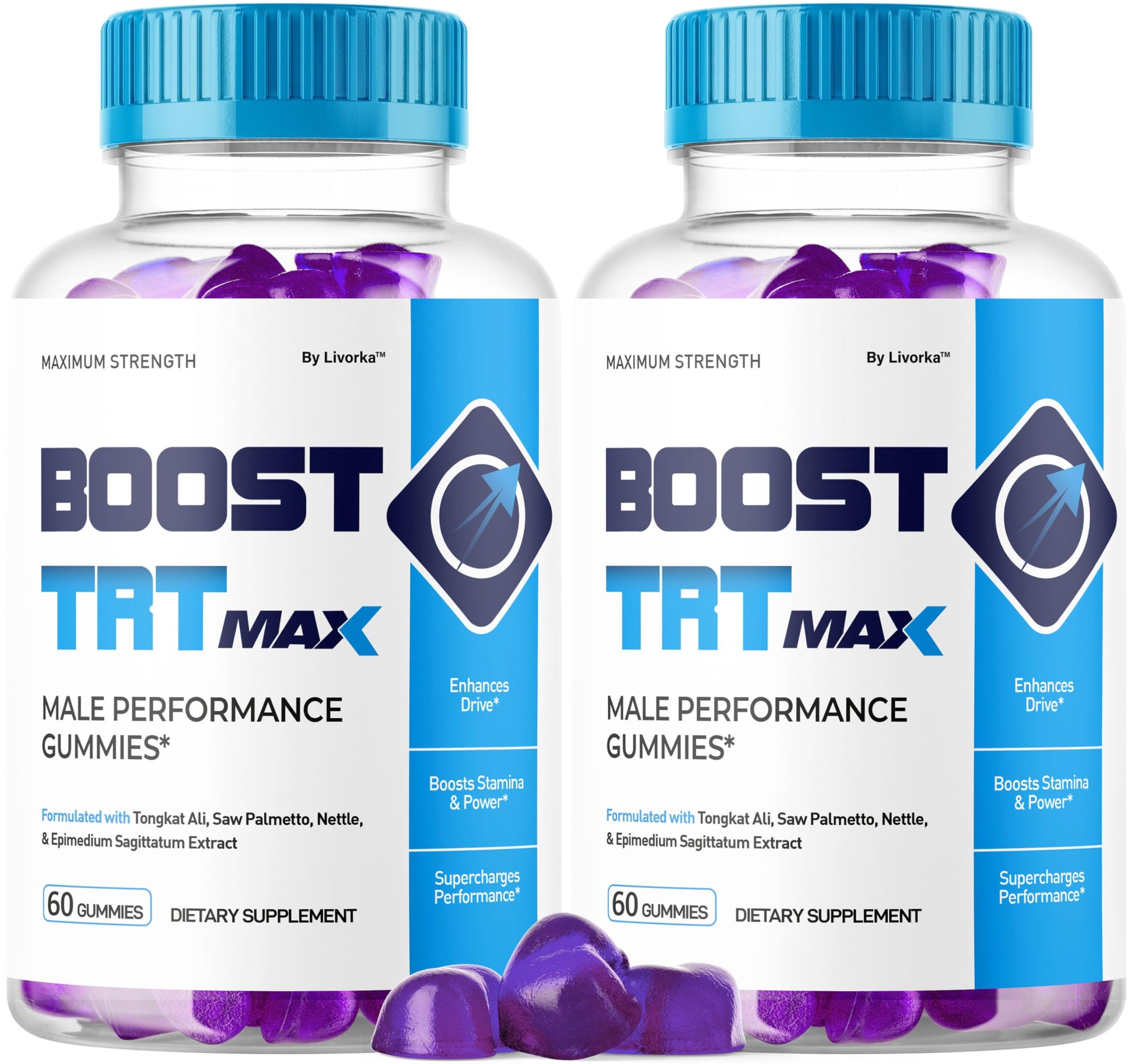 LIVORKA Boost TRT Max for Men 120 Gummies