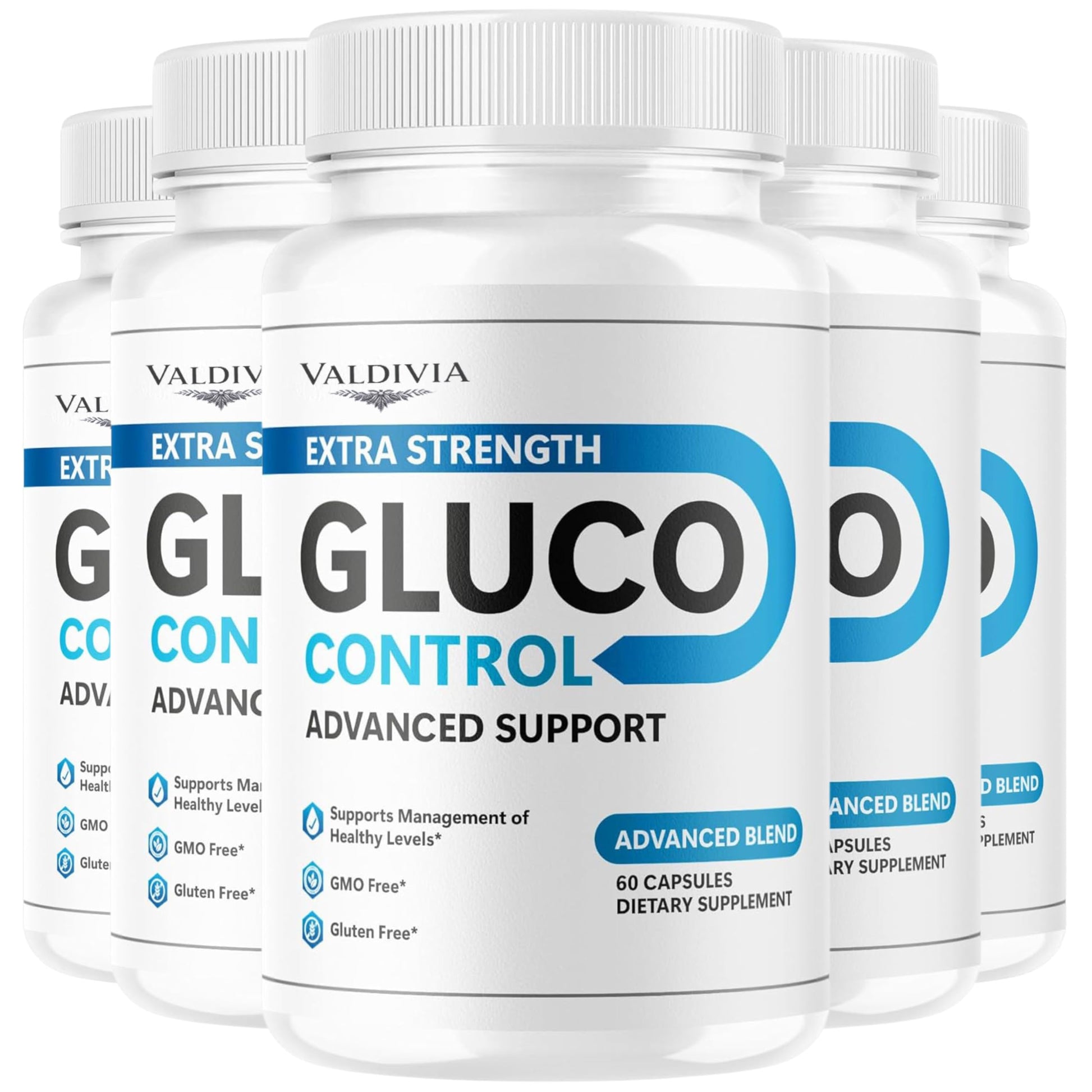 Valdivia Gluco Control GlucoControl Capsules, 300 Capsules