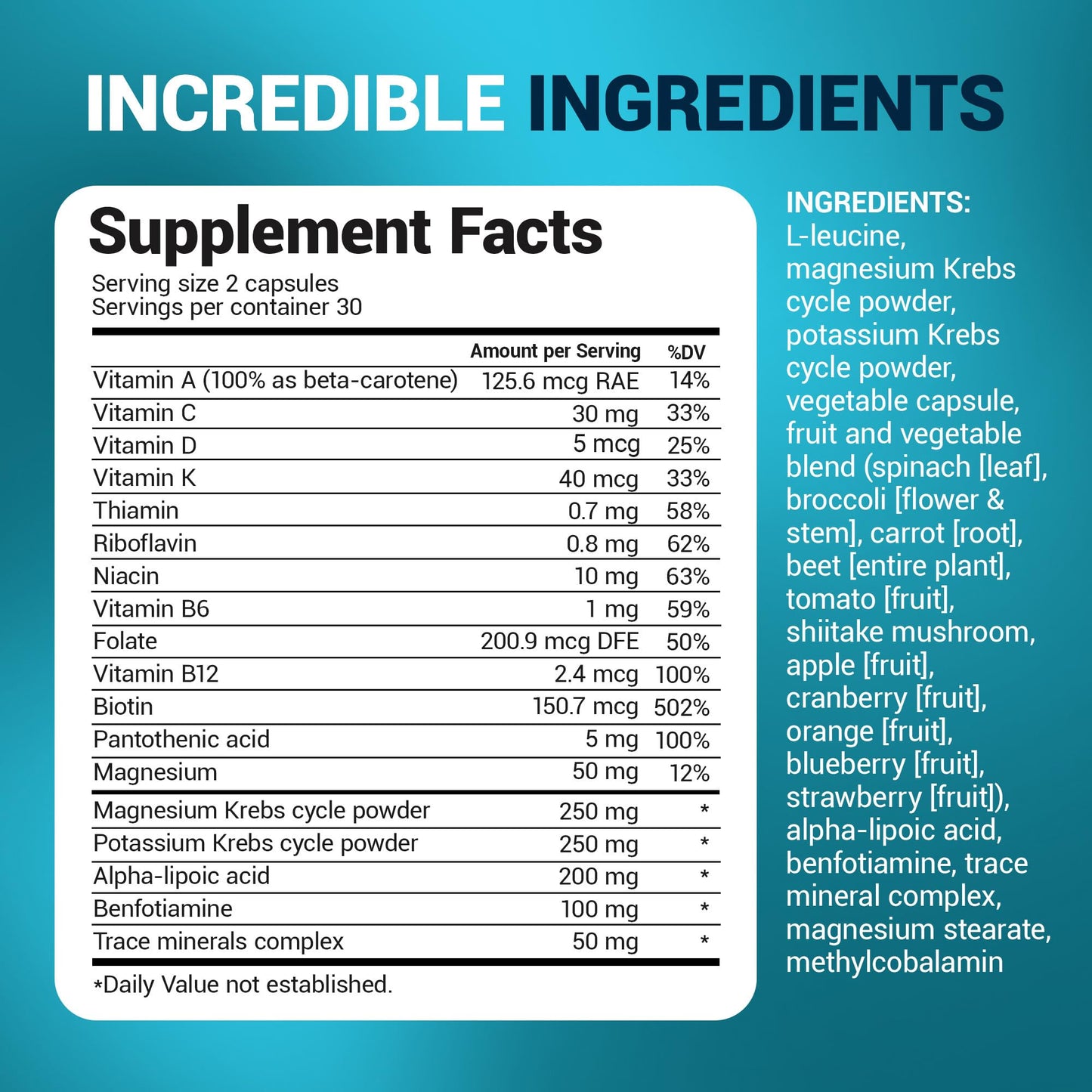 Dr. Berg Nutritionals Whole Food Multivitamin with Minerals, 60 Capsules