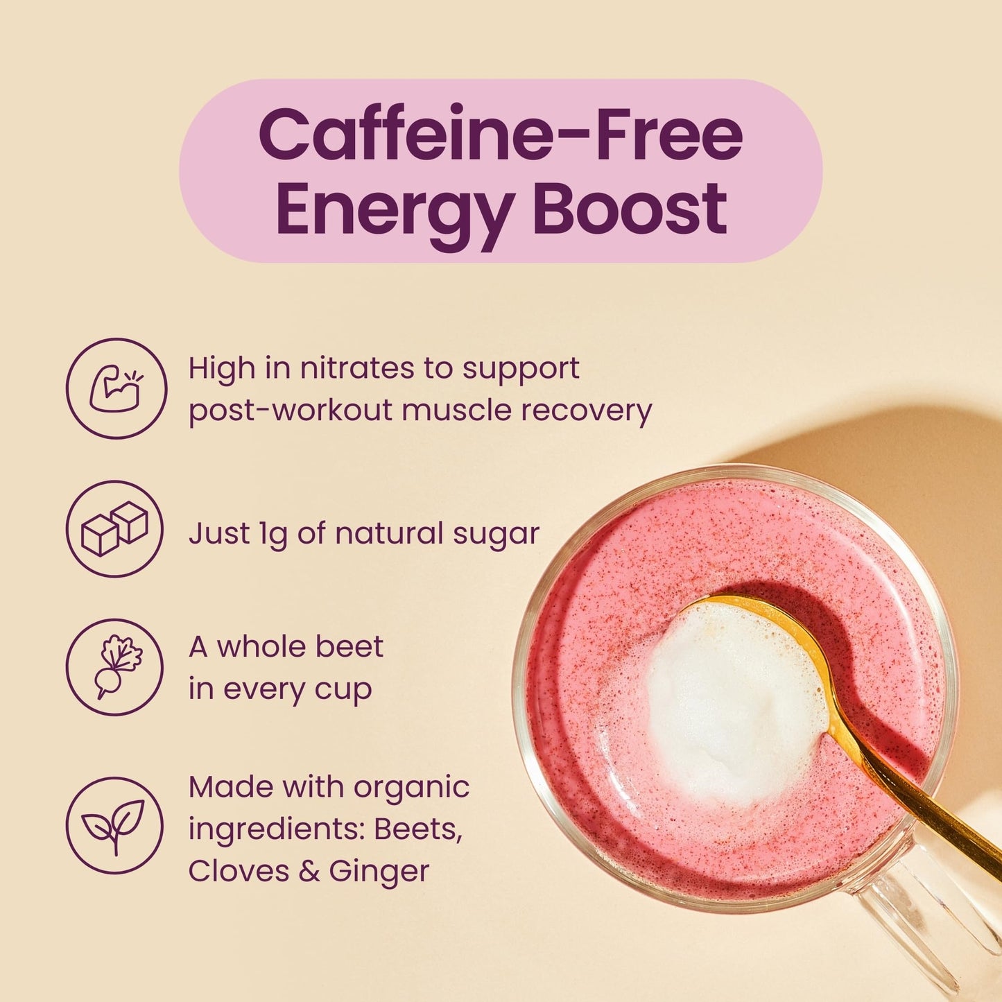 Blume Beetroot Blend Superfood Latte Powder 4.4