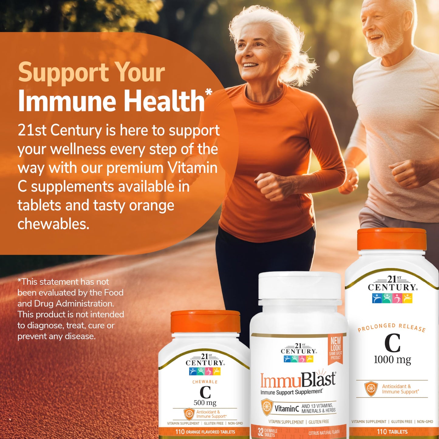 21st Century ImmuBlast Vitamin C 1000mg Chewable 32 Count