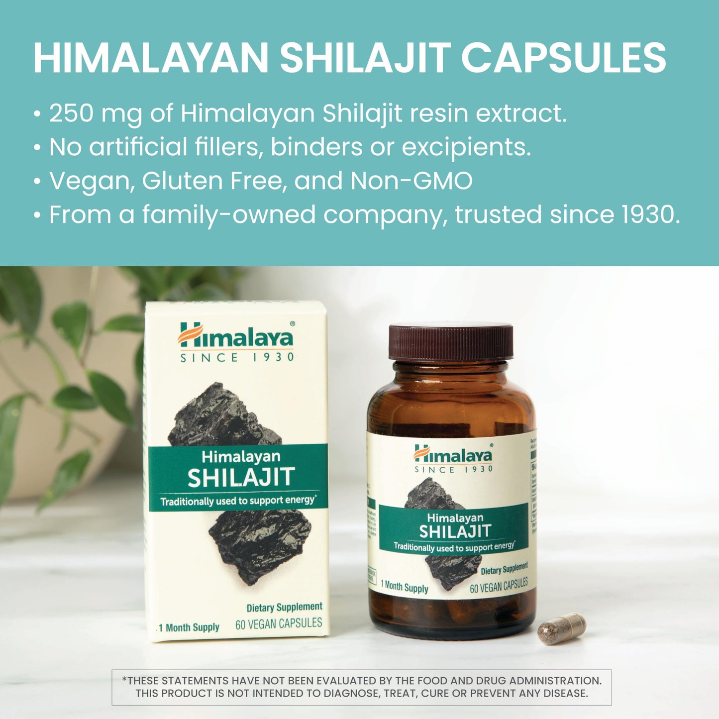 Himalaya Shilajit Capsules, 60 Capsules