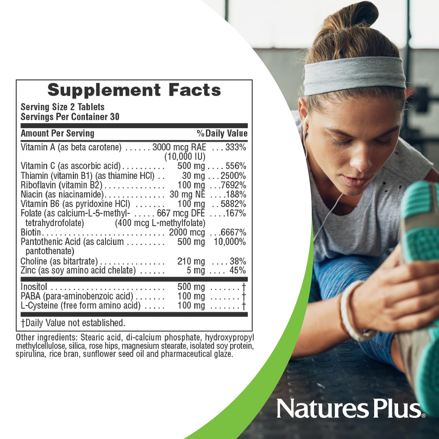 NaturesPlus Ultra Hair Sustained Release Tablets 60 Count