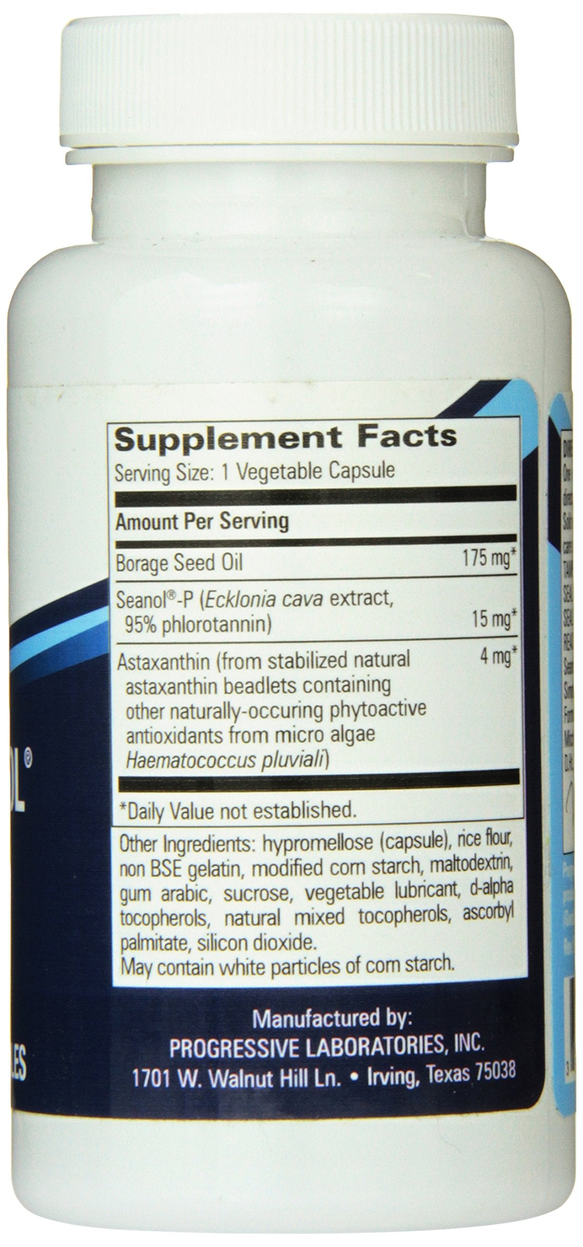 Progressive Laboratories Astaxanthol Supplement Capsule, 60 Capsules