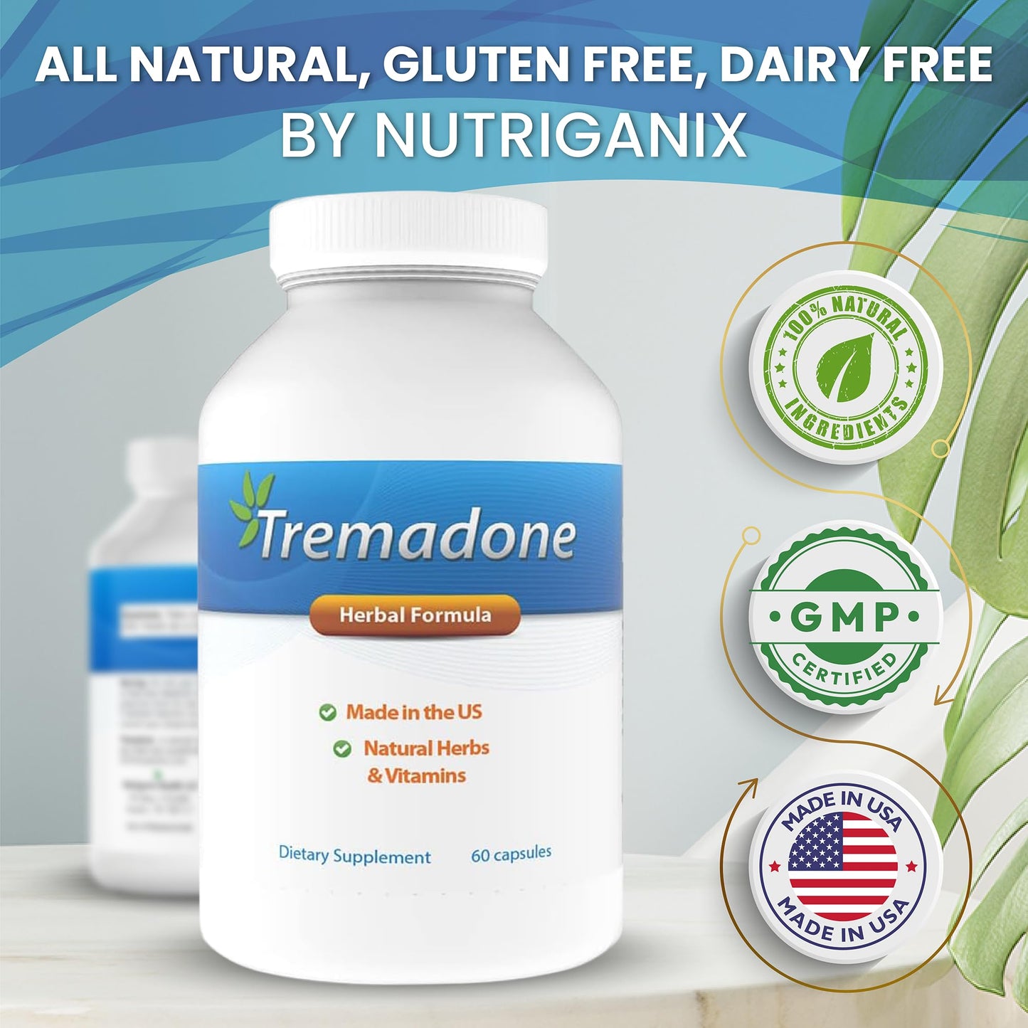 Tremadone Essential Tremor Relief Capsule 60 Count