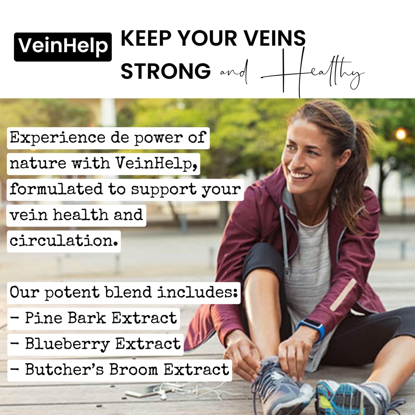 Herbs SRA VeinHelp 120 Capsules