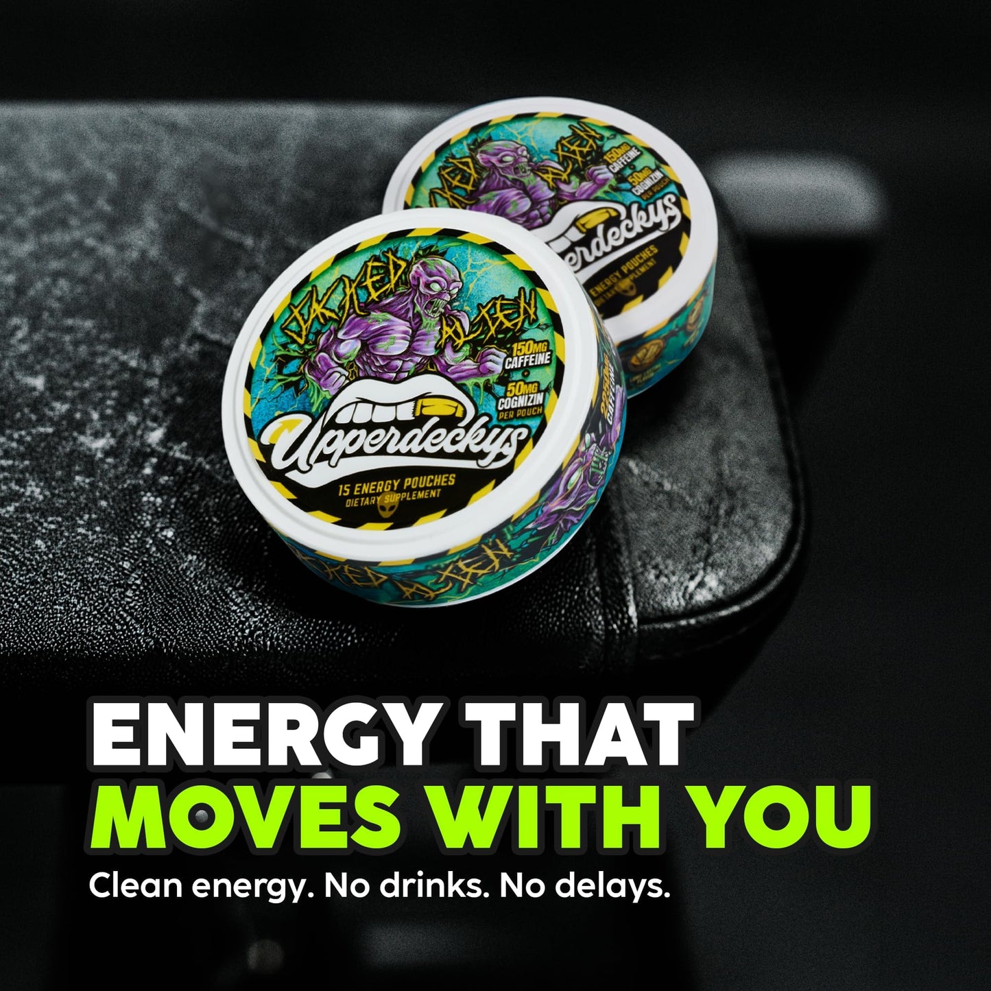 Upperdeckys Caffeine Energy Pouches Tablet 75