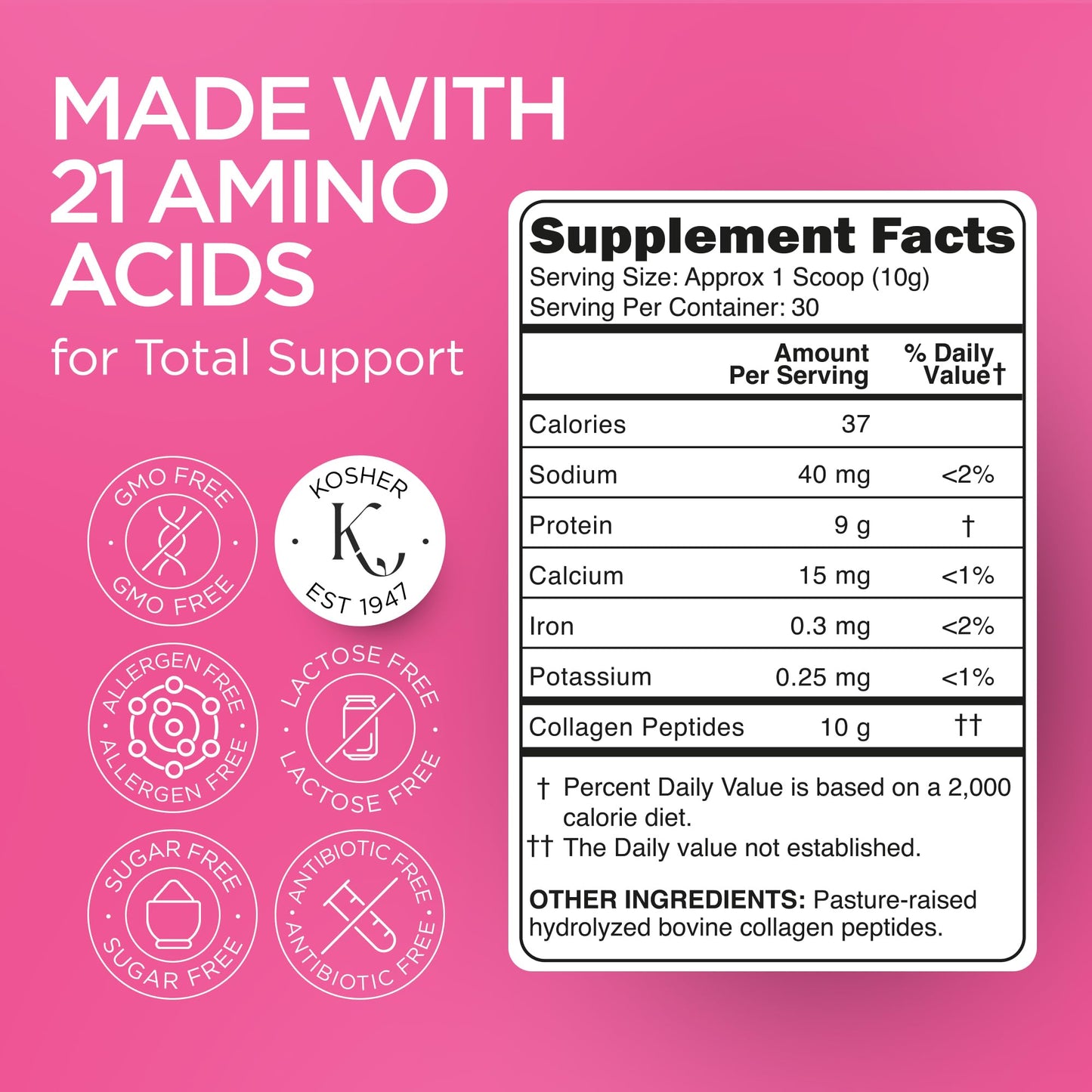 Next Form Hydrolyzed Collagen Peptides Powder 80