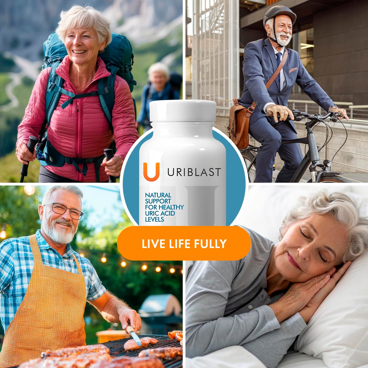 Uriblast Natural Uric Acid Supplement 60 Capsules