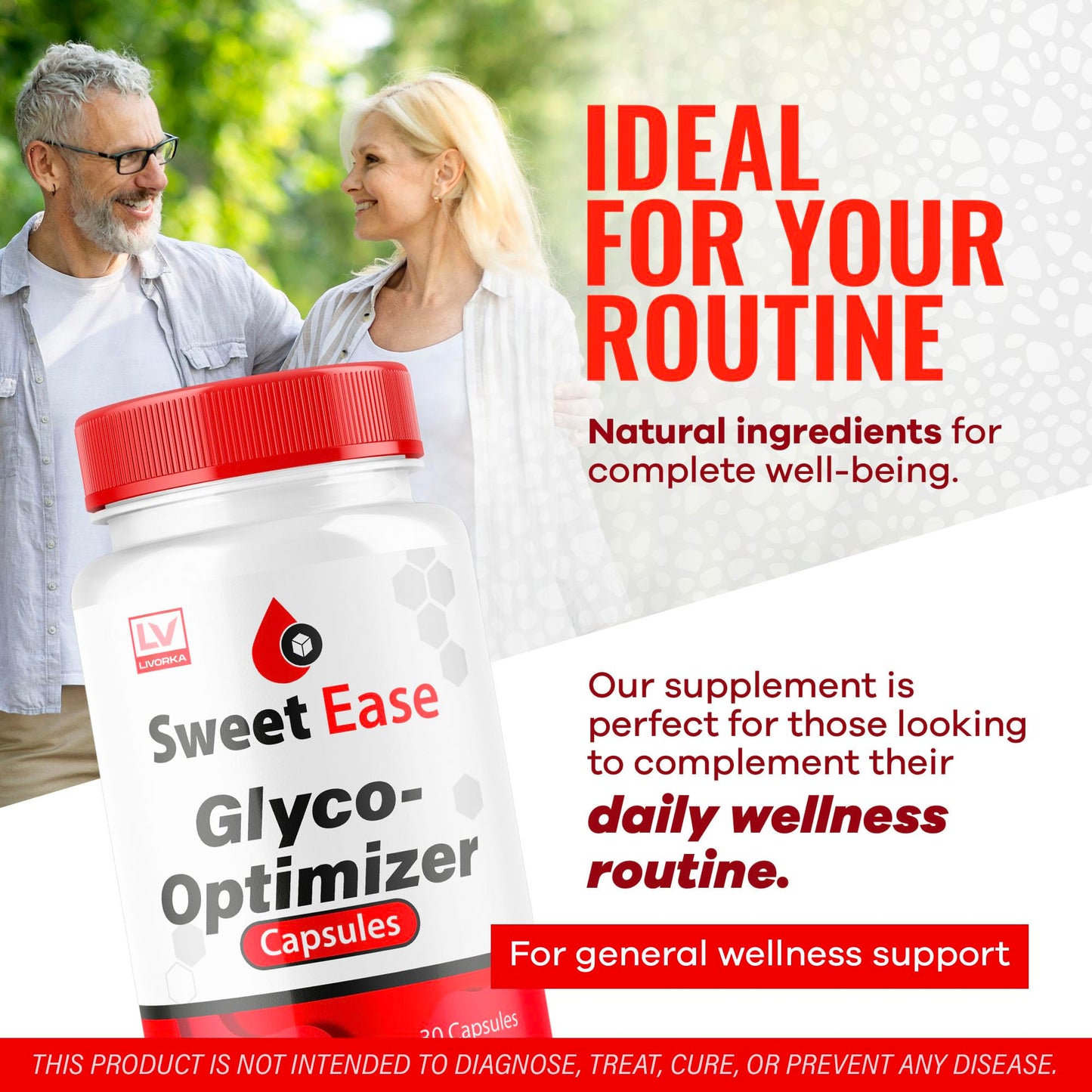 LIVORKA Sweet Ease Glyco Optimizer Capsules 90 Capsules