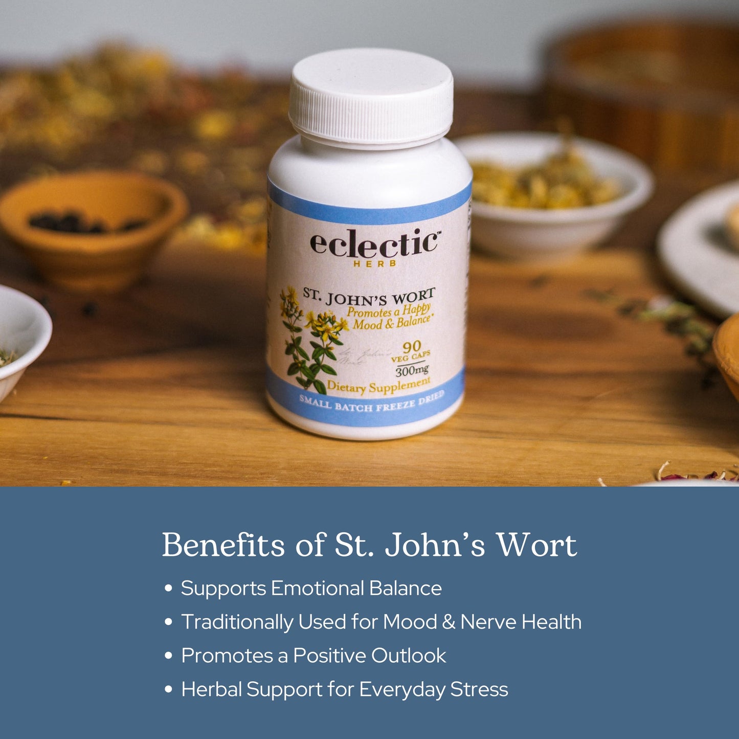 Eclectic Institute St. John's Wort Capsules 90 Count