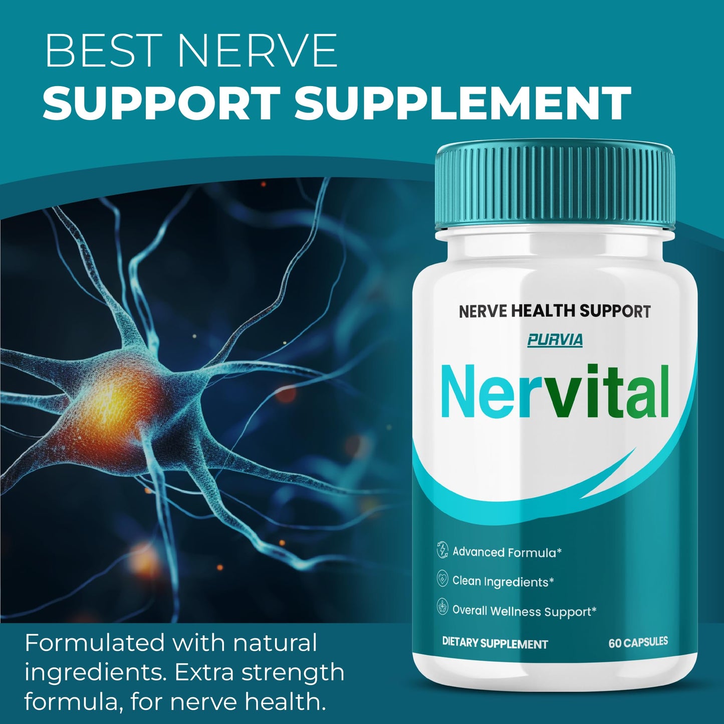 Purvia Nervital Capsule 60 Capsules