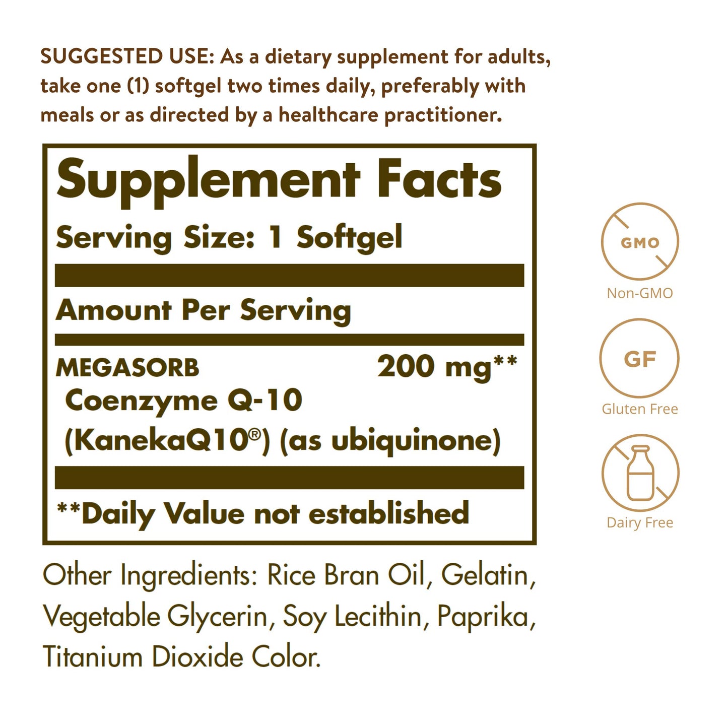 Solgar Megasorb CoQ-10 200 mg Softgels, 60 Softgels