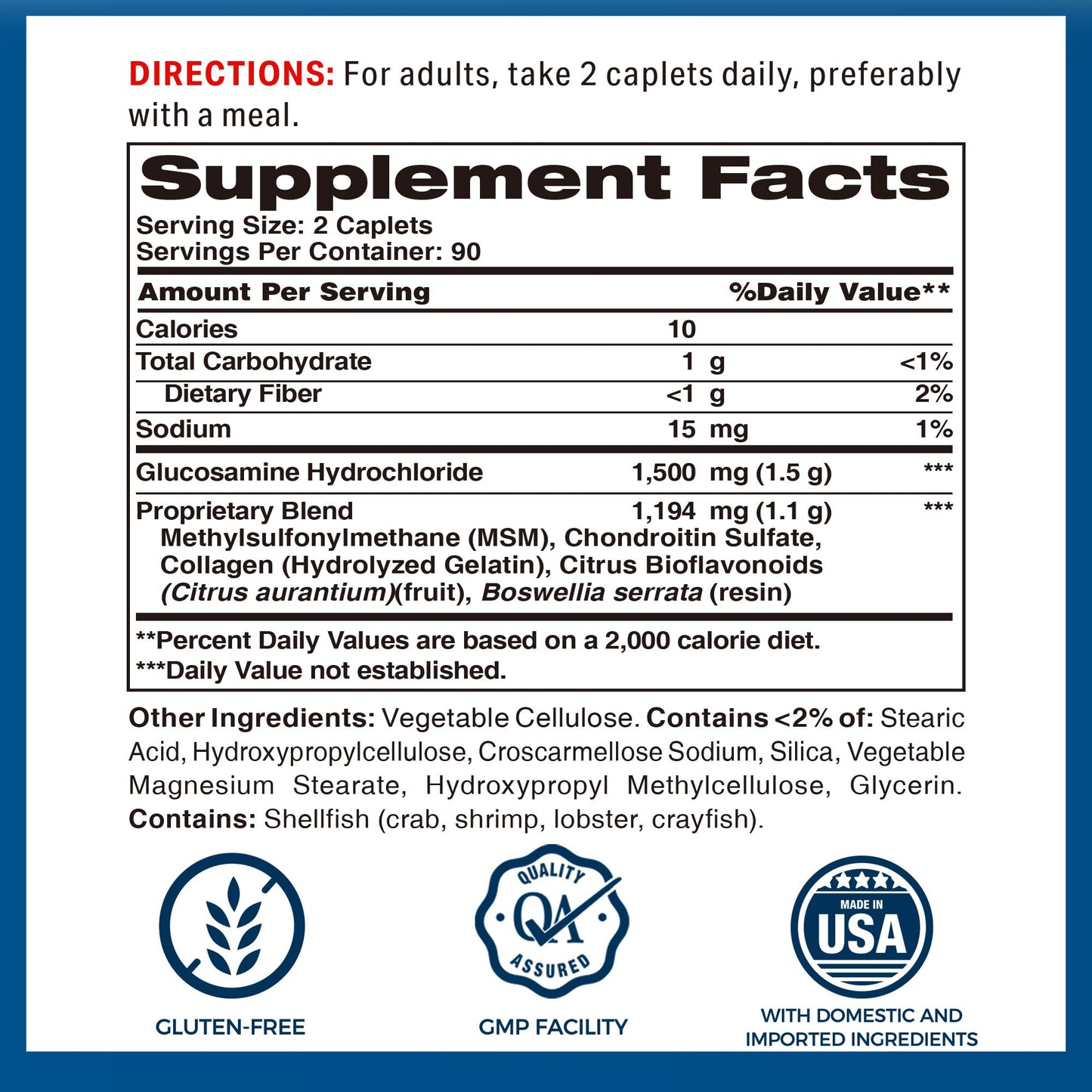 Vitamin World Triple Strength Joint Mover Caplets 180