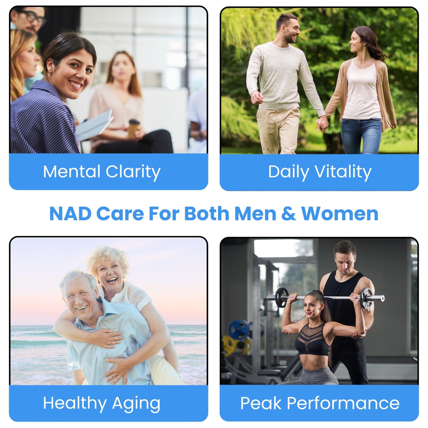 NaturalHerbo NAD+ Supplement 950mg Capsules, 60 Count