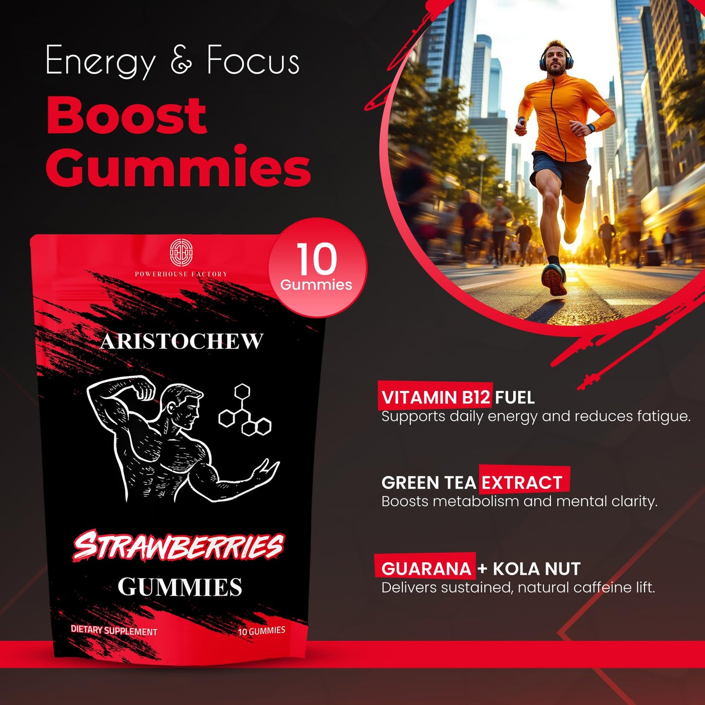 POWERHOUSE FACTORY Aristochew Multivitamins Gummy, 10 Count