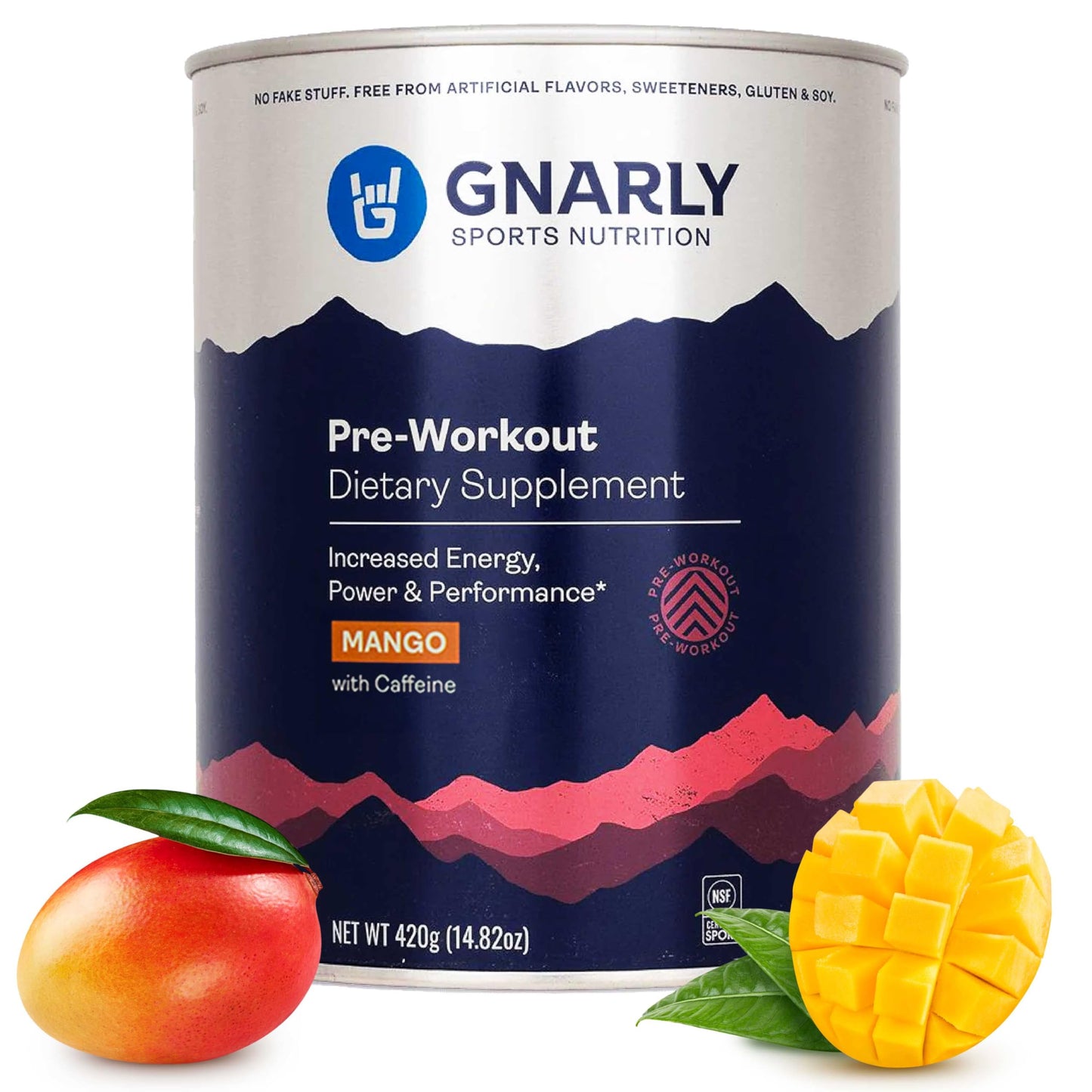 Gnarly Nutrition Natural Pre-Workout Powder 10.58 oz