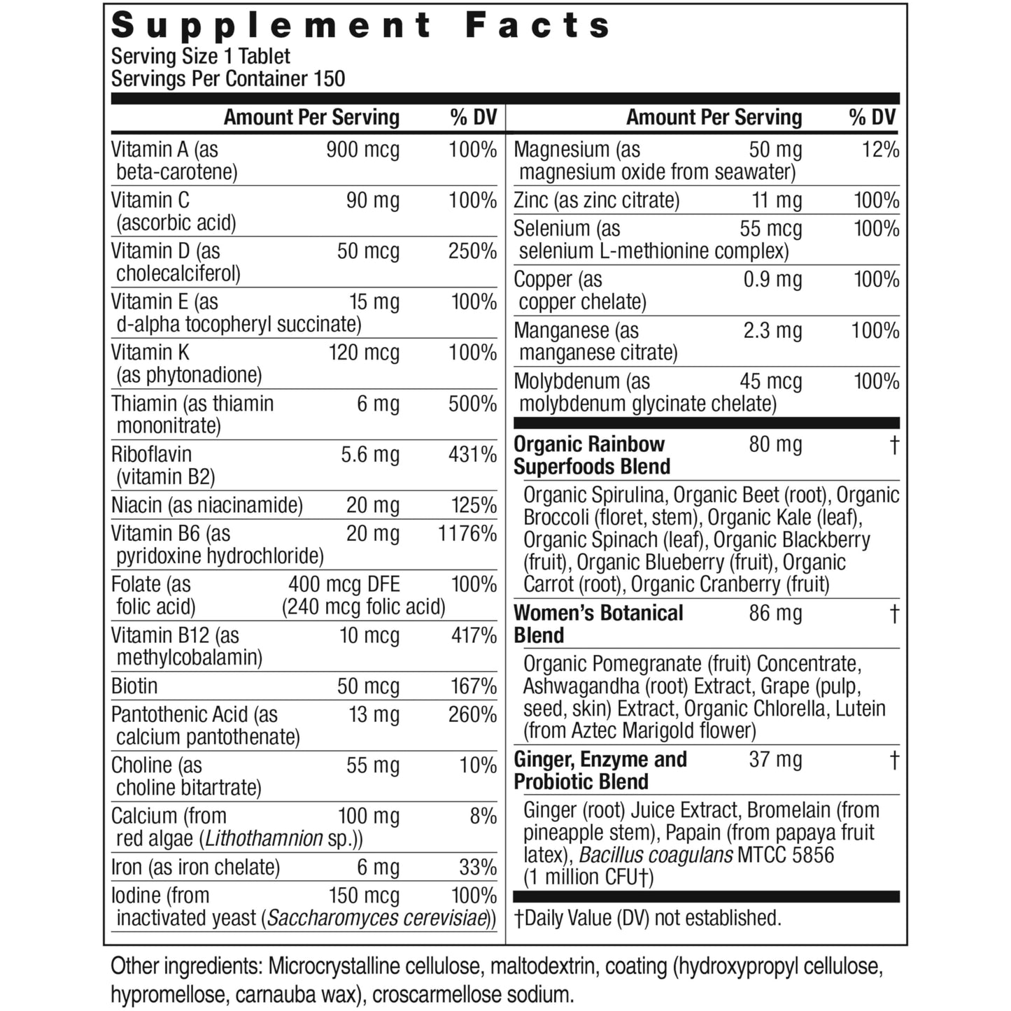 Renew Life Women's Probiotic Capsules, 50 Count