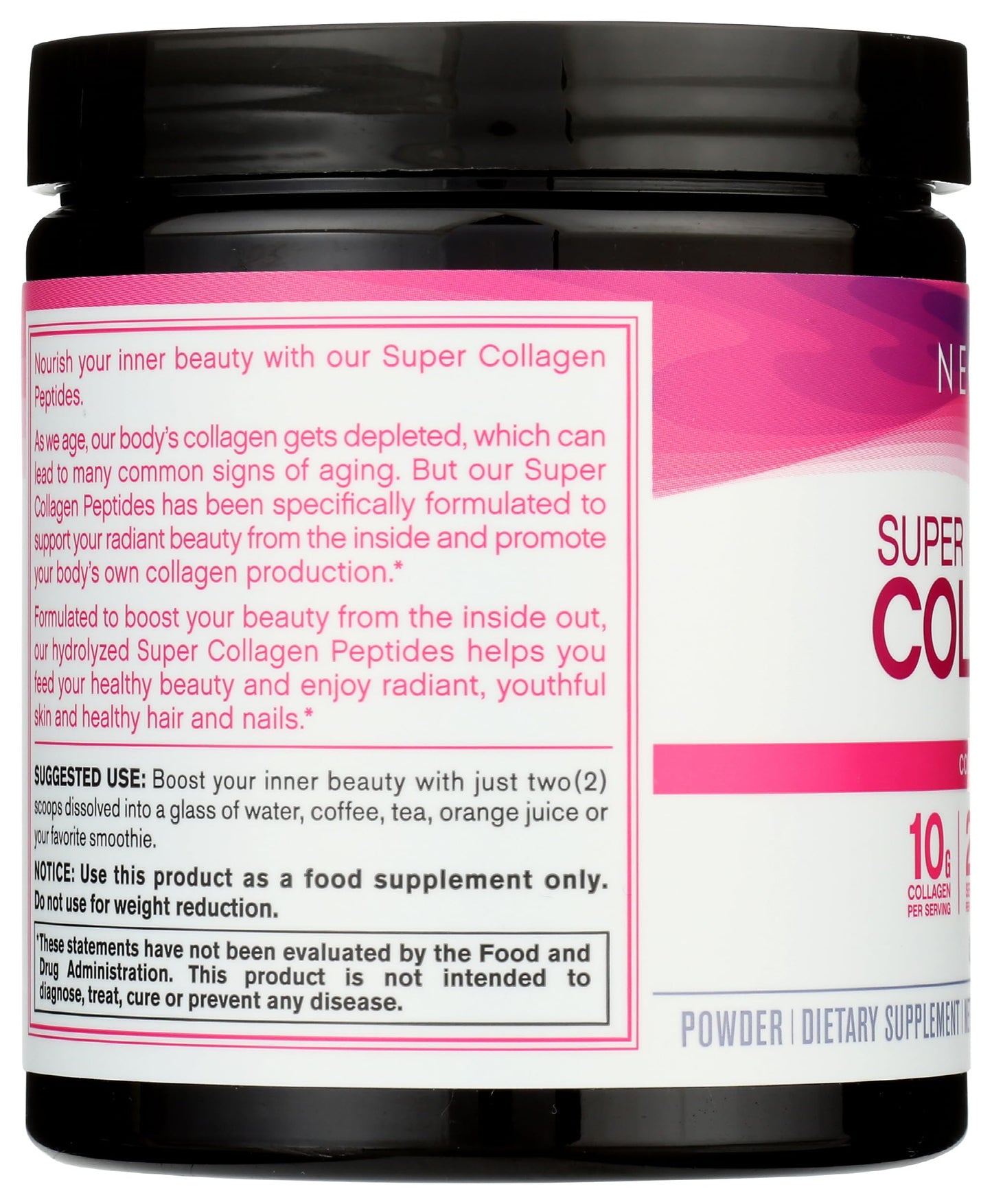 NeoCell Super Collagen Powder 6,600 mg Collagen Types 1 & 3 Unflavored, 7 Ounces