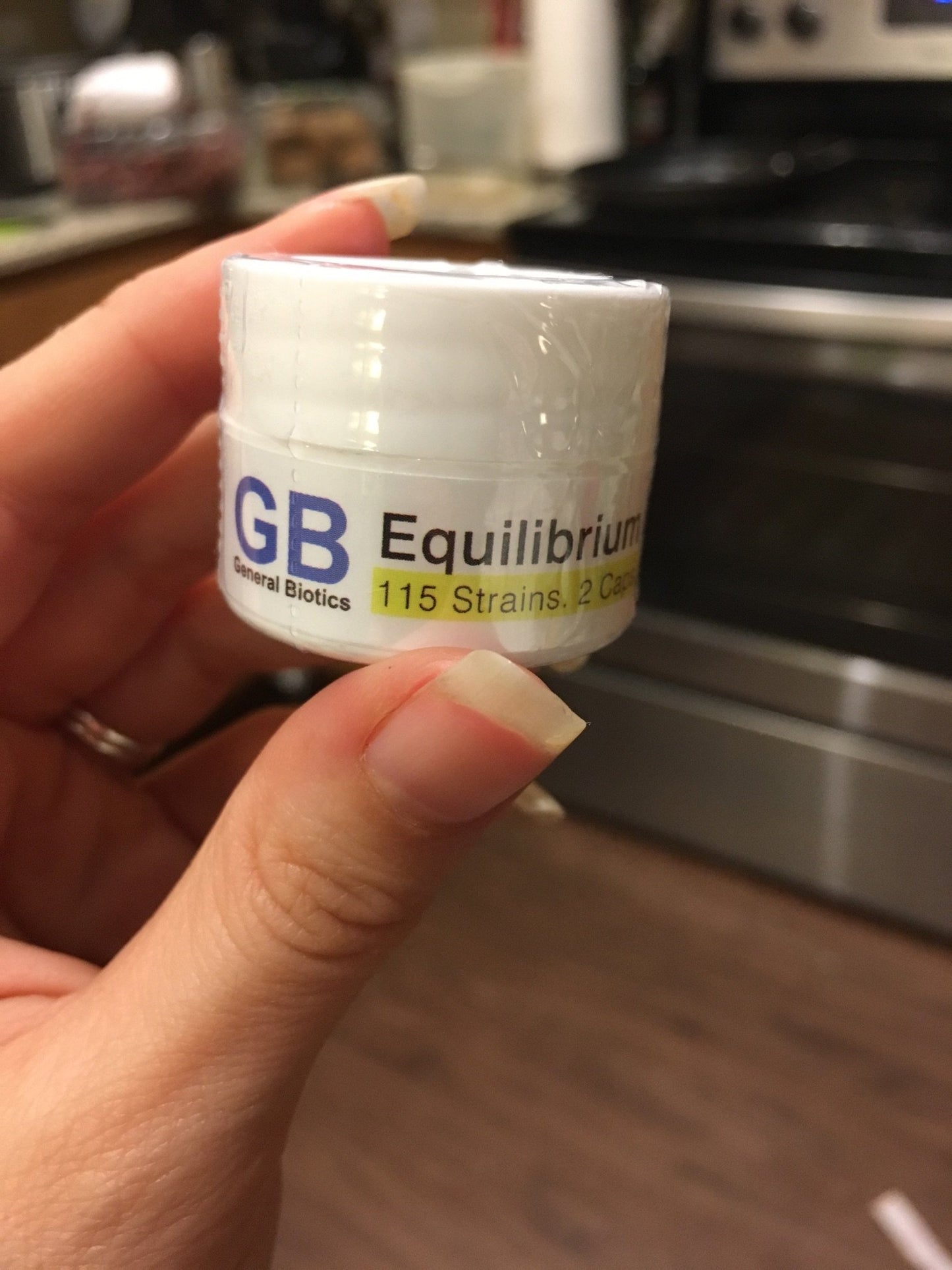 General Biotics Equilibrium Boost MegaDose Probiotic Supplement High Dose Starter with Prebiotic – 20 Billion CFU Time Release, 2 Capsules