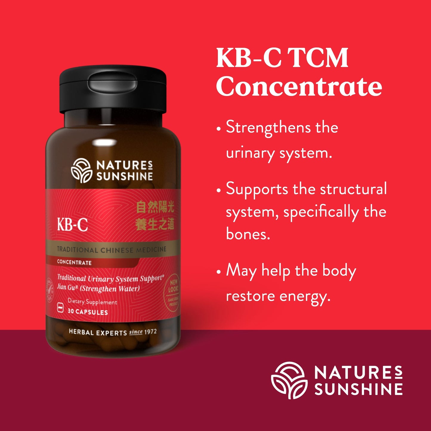 Nature's Sunshine KB-C Chinese TCM Concentrate Capsule, 30 Count