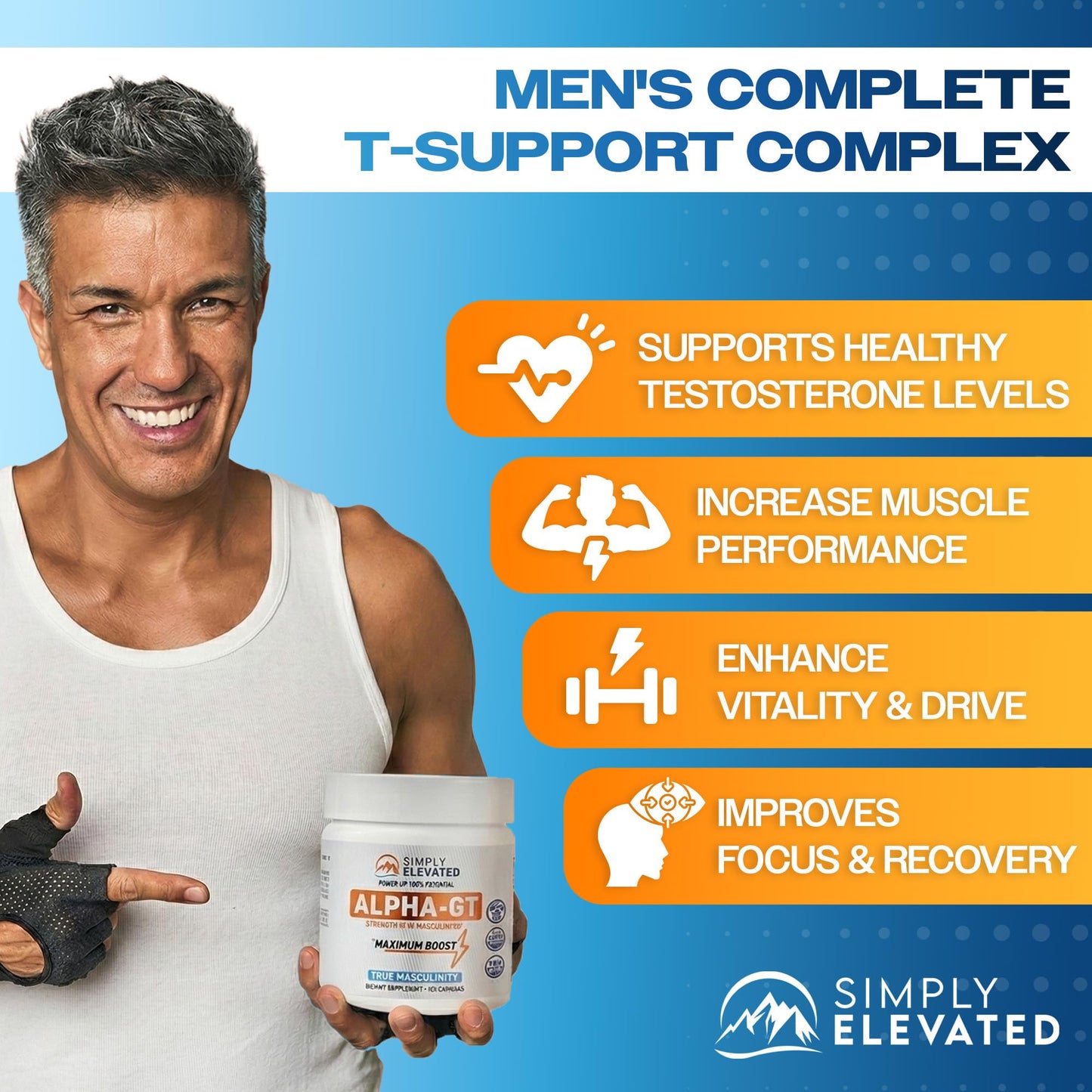 Simply Elevated Alpha-GT Capsule, 120 Count