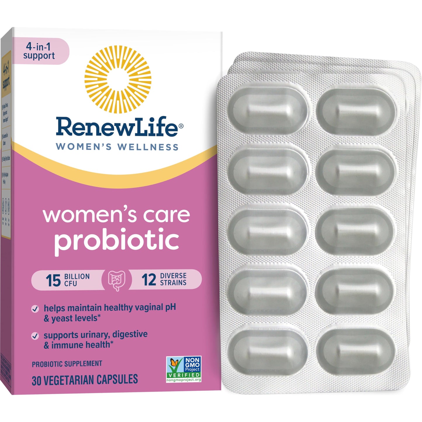 Renew Life Women's Probiotic Capsules, 30 Count
