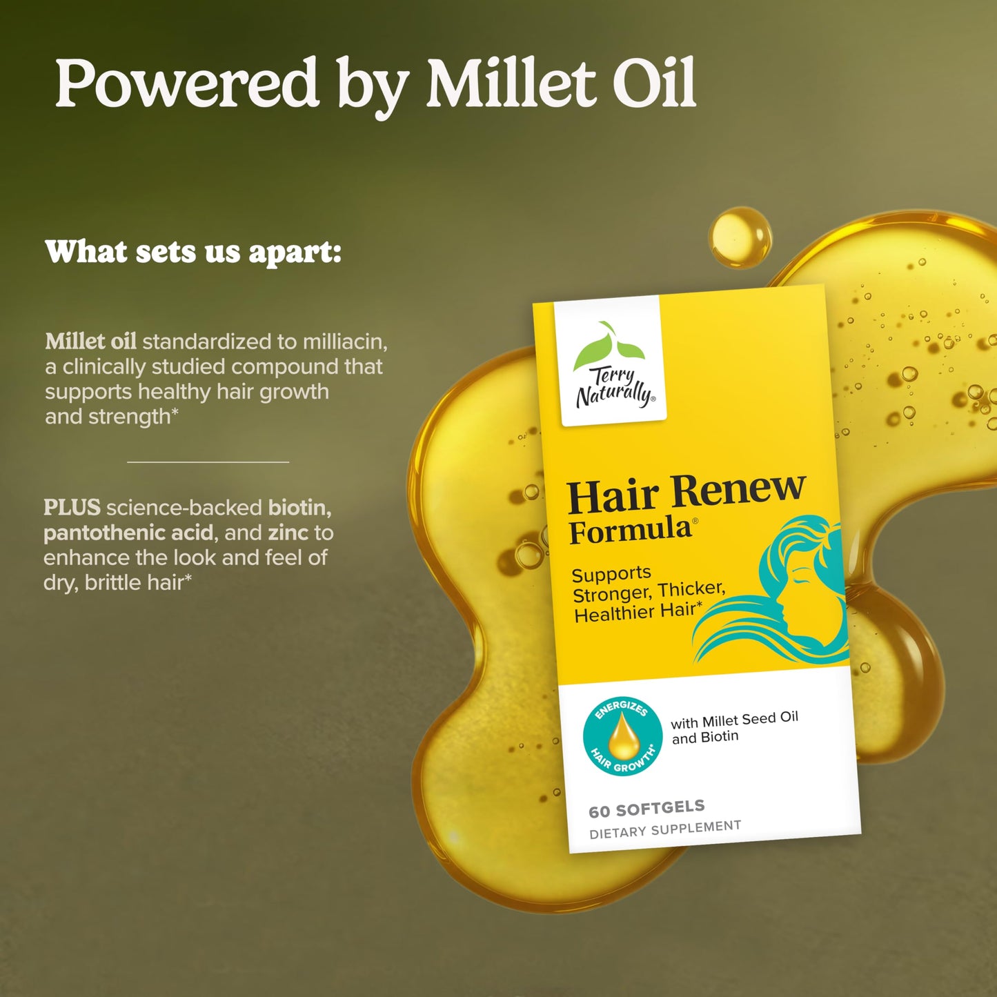 Terry Naturally Hair Renew Formula Softgels 60