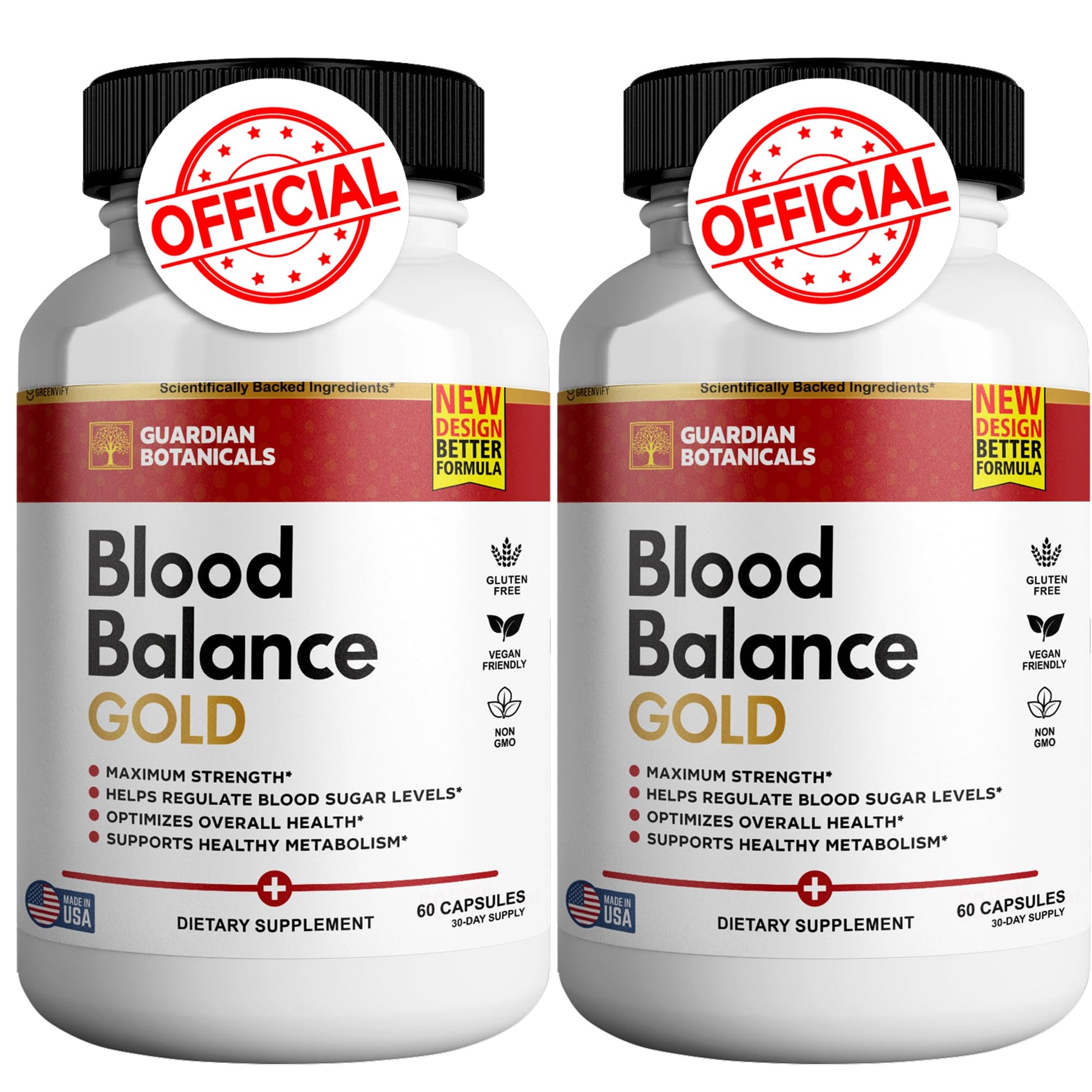 GREENVIFY Guardian Botanicals Blood Balance Capsules, 120 Capsules