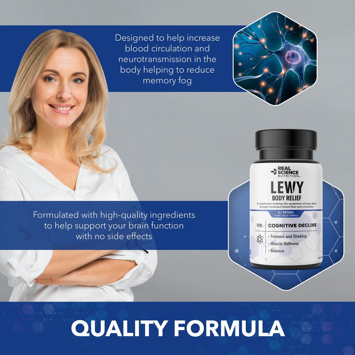 Real Science Nutrition Lew-X Capsules 60 Count