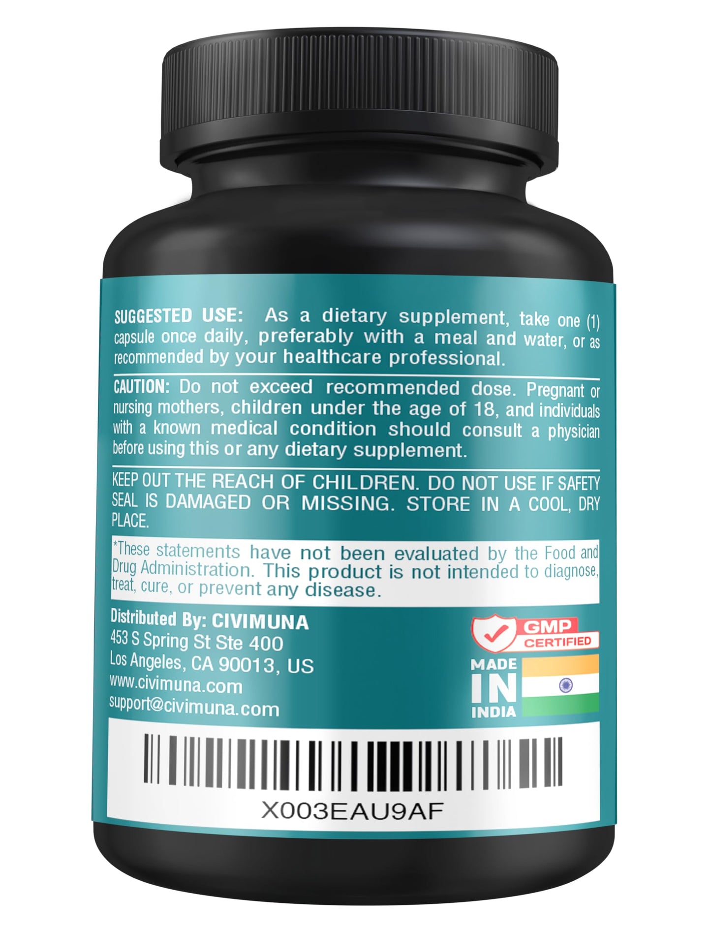 CIVIMUNA Wormwood Extract Capsules 120 Count