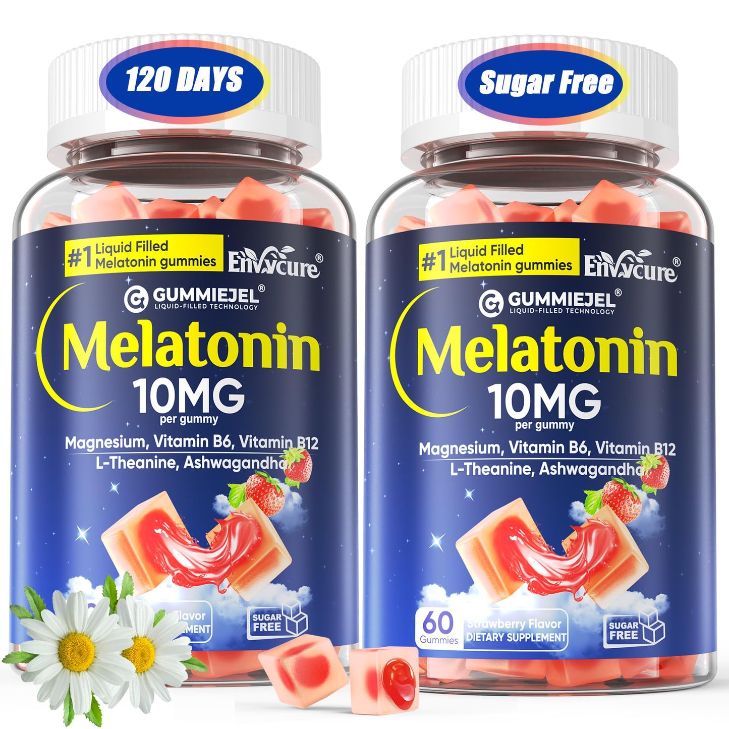 EnvyCure Melatonin Gummies Gummy 120 Count